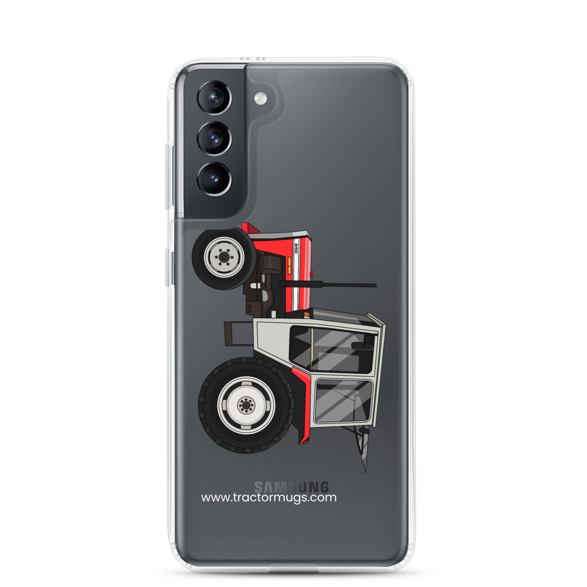 Massey Ferguson Samsung Galaxy S21 Massey Ferguson 240 | Clear Case for Samsung® Quality Farmers Merch