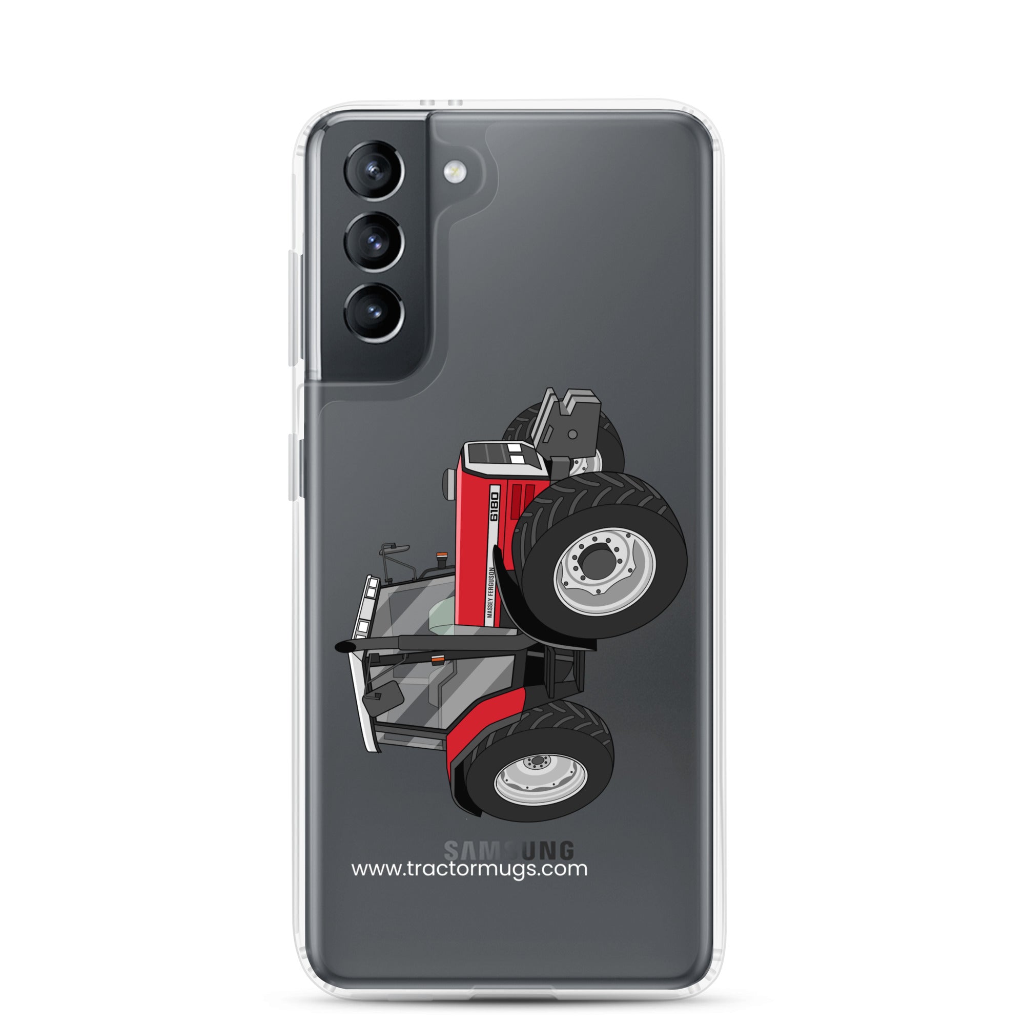 Massey Ferguson Samsung Galaxy S21 Massey Ferguson 6180 | Clear Case for Samsung® Quality Farmers Merch