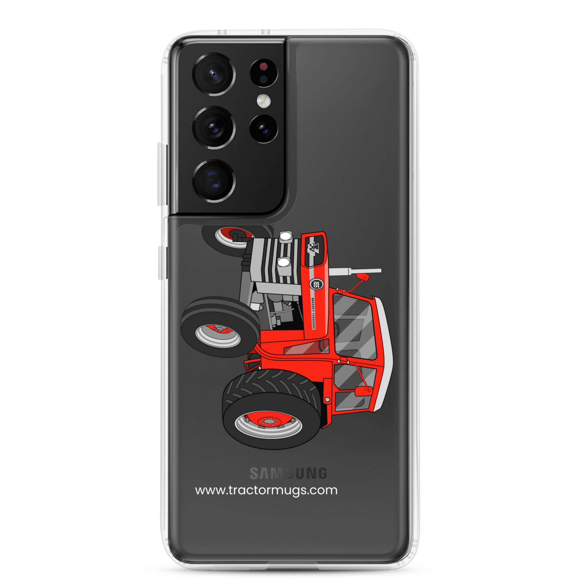 Massey Ferguson Samsung Galaxy S21 Ultra Massey Ferguson 165 | Clear Case for Samsung® Quality Farmers Merch