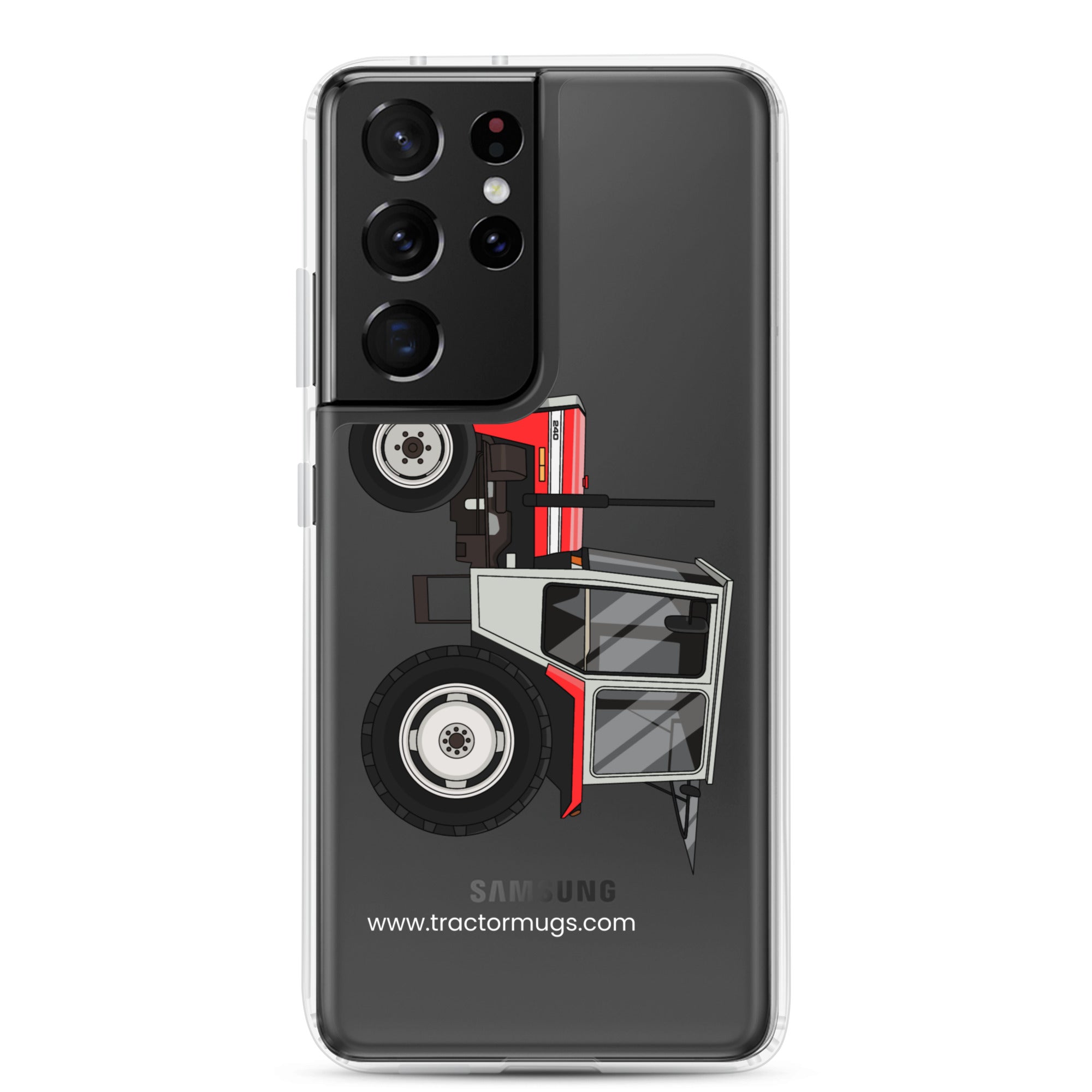Massey Ferguson Samsung Galaxy S21 Ultra Massey Ferguson 240 | Clear Case for Samsung® Quality Farmers Merch