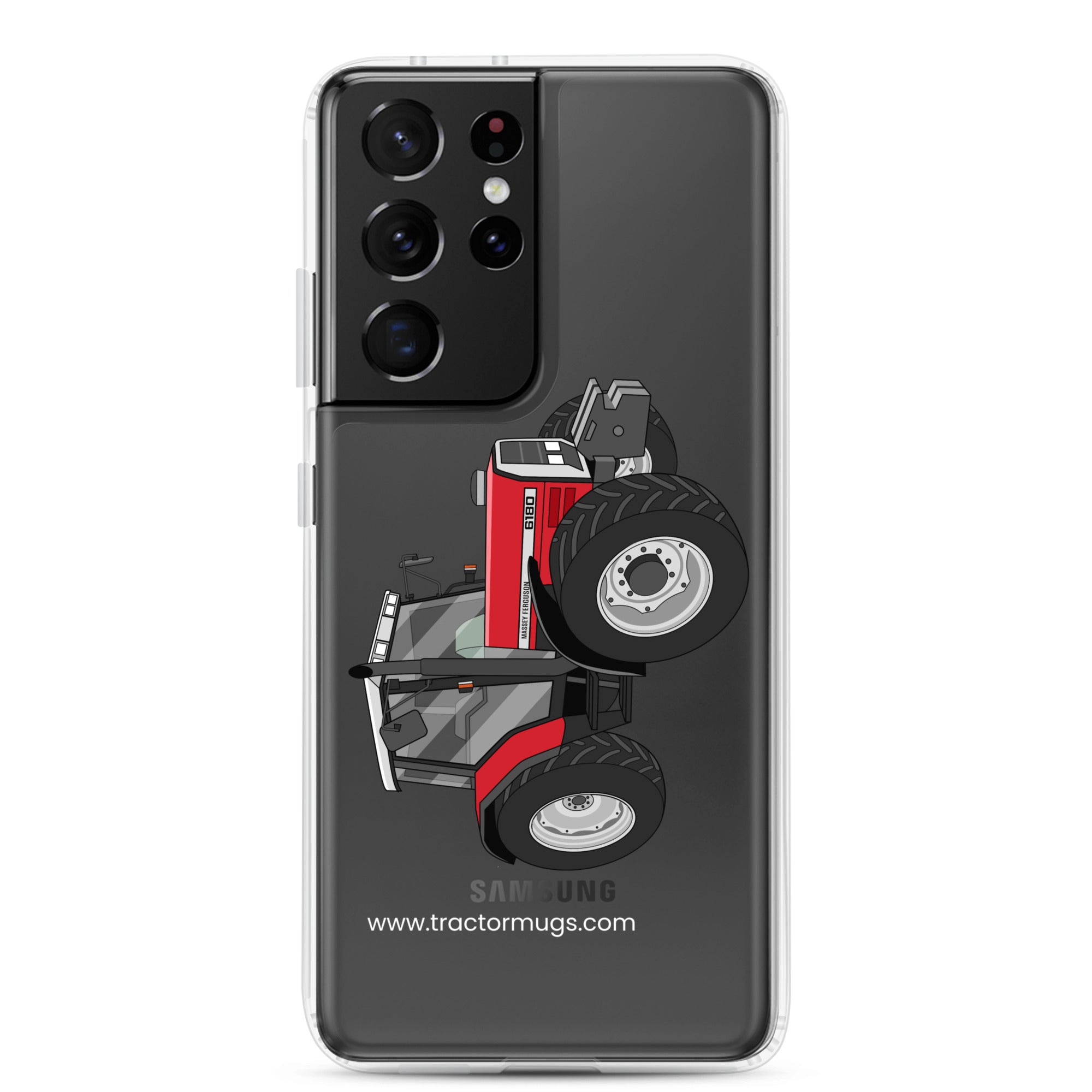Massey Ferguson Samsung Galaxy S21 Ultra Massey Ferguson 6180 | Clear Case for Samsung® Quality Farmers Merch