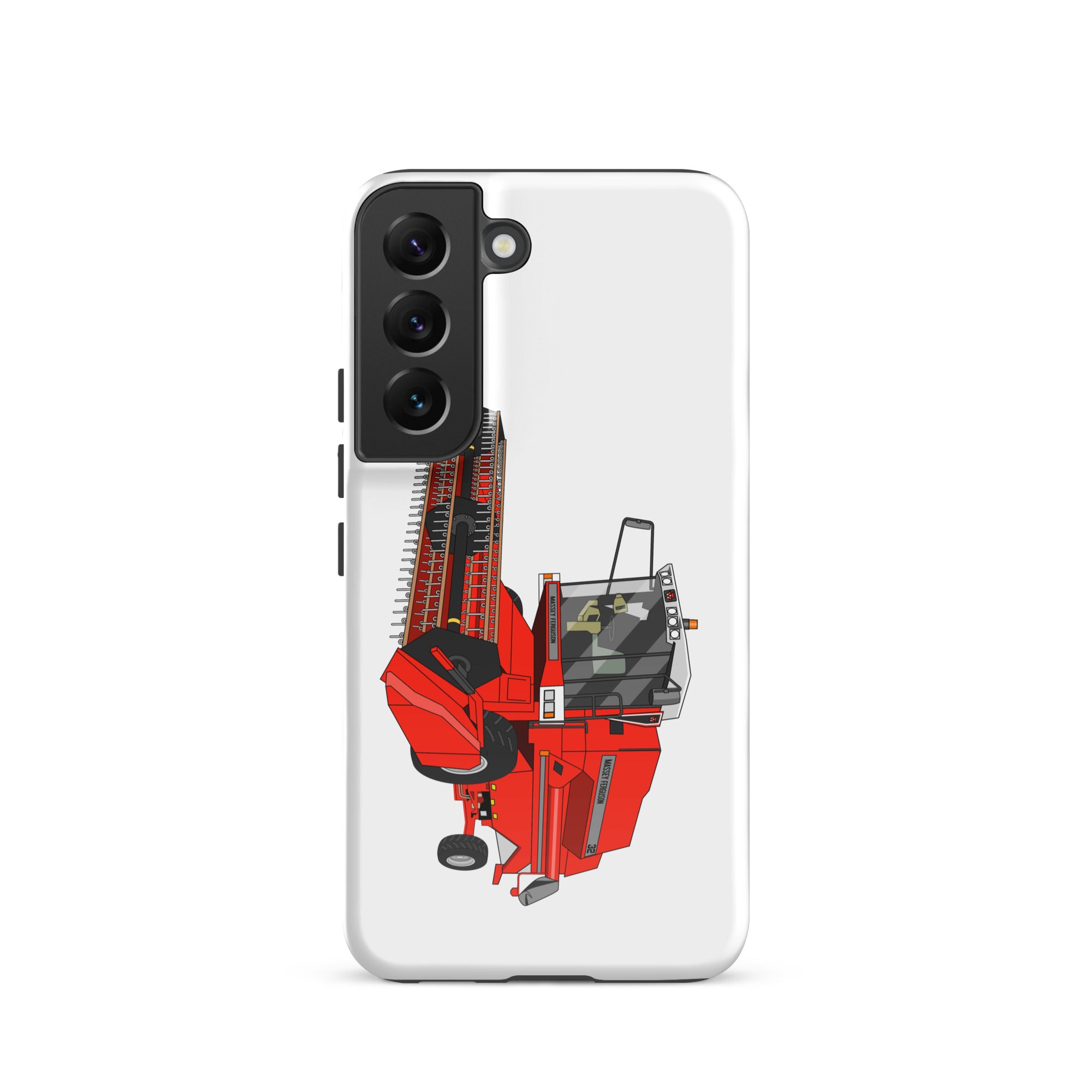 Massey Ferguson Tough case for Samsung® Samsung Galaxy S22 1994 Massey Ferguson 32 Combine Harvester | Tough case for Samsung® Quality Farmers Merch