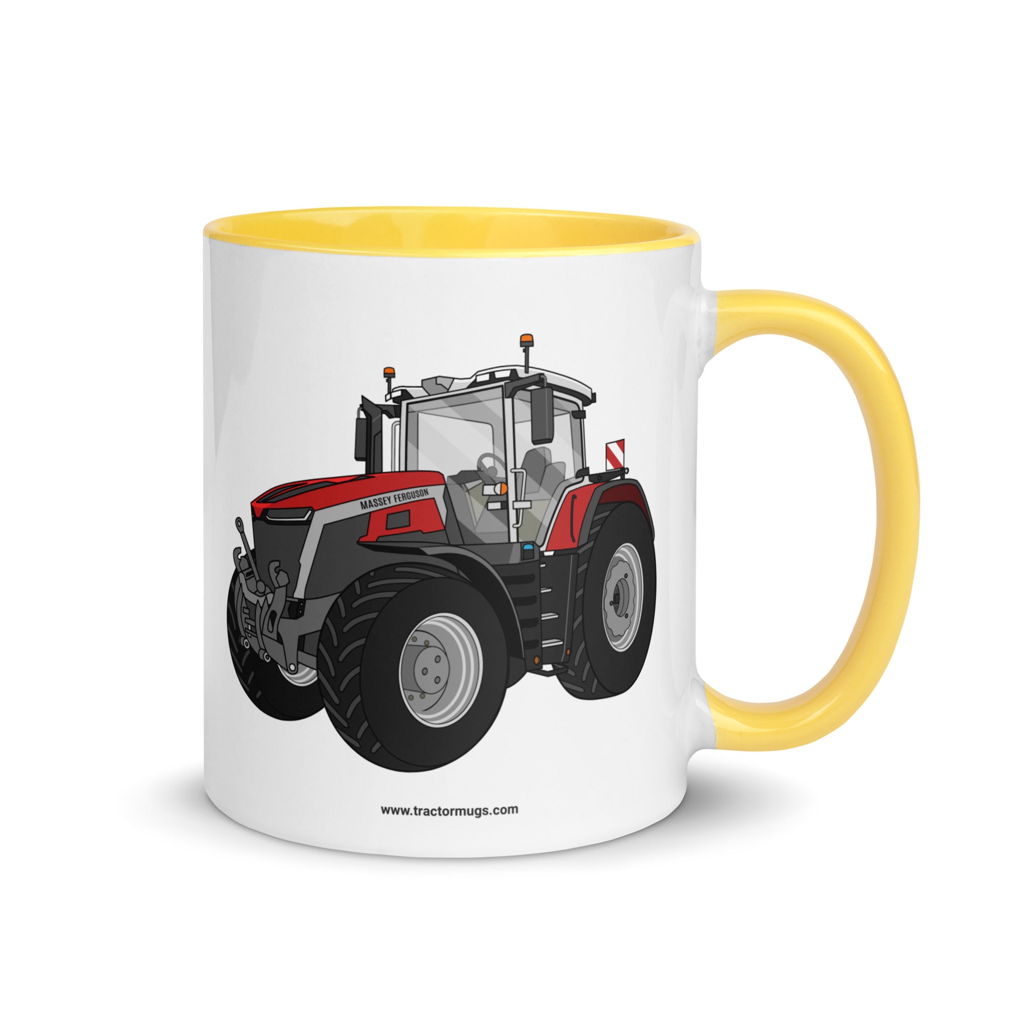 Massey Ferguson Yellow / 11 oz Massey Ferguson 9X | Mug with Color Inside Quality Farmers Merch