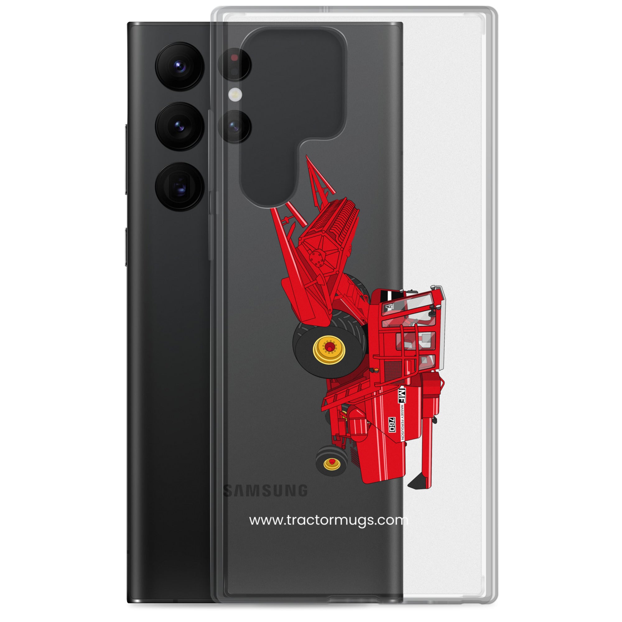 Massey Massey 760 Combine Harvester | Clear Case for Samsung® Quality Farmers Merch