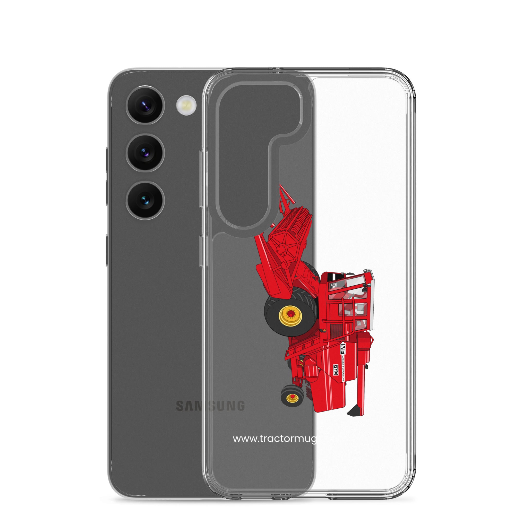 Massey Massey 760 Combine Harvester | Clear Case for Samsung® Quality Farmers Merch