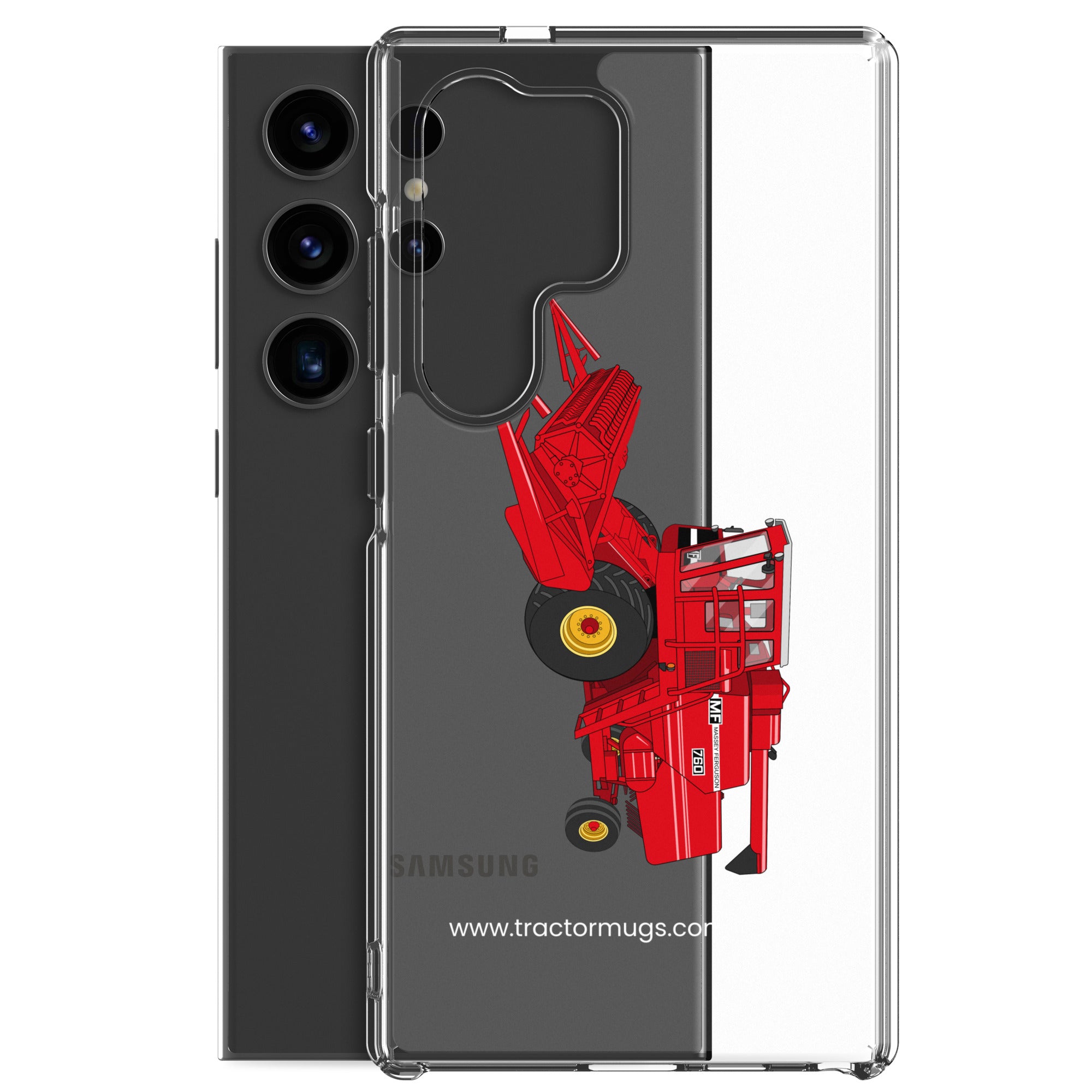 Massey Massey 760 Combine Harvester | Clear Case for Samsung® Quality Farmers Merch