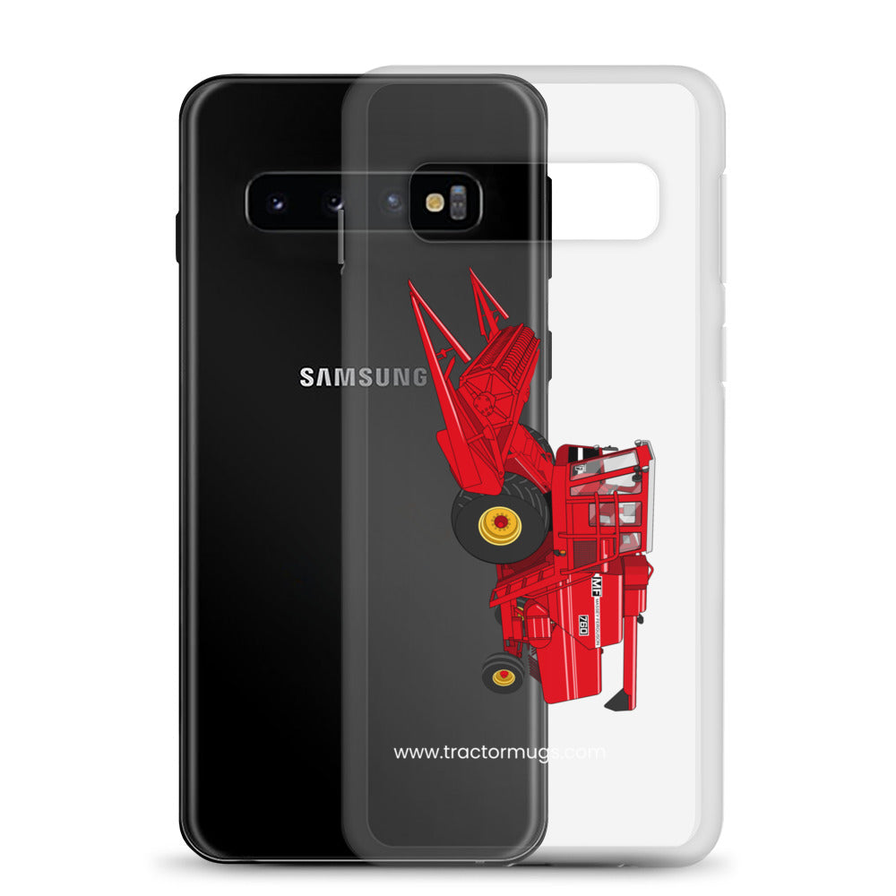 Massey Massey 760 Combine Harvester | Clear Case for Samsung® Quality Farmers Merch