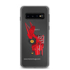 Massey Samsung Galaxy S10 Massey 760 Combine Harvester | Clear Case for Samsung® Quality Farmers Merch