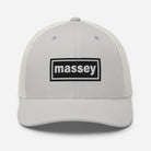 Massey Silver Oasis Style Retro Massey | Trucker Cap Quality Farmers Merch