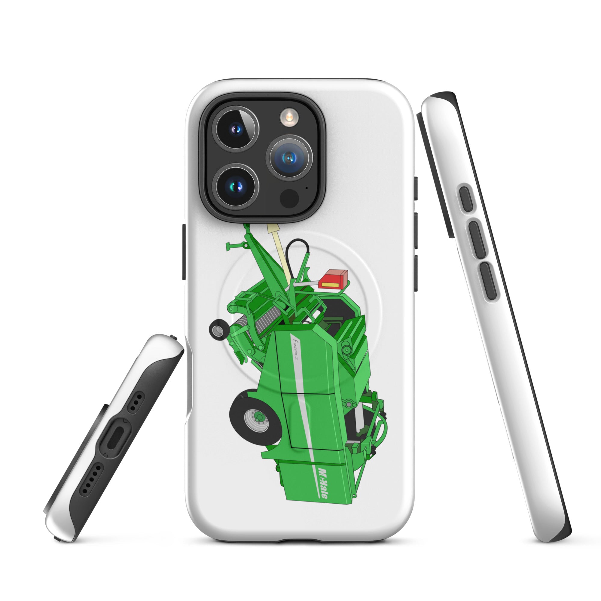 Mc Hale MagSafe® Tough Case for iPhone® iPhone 16 Pro McHale Fusion 2 Big Baler | MagSafe® tough case for iPhone® Quality Farmers Merch