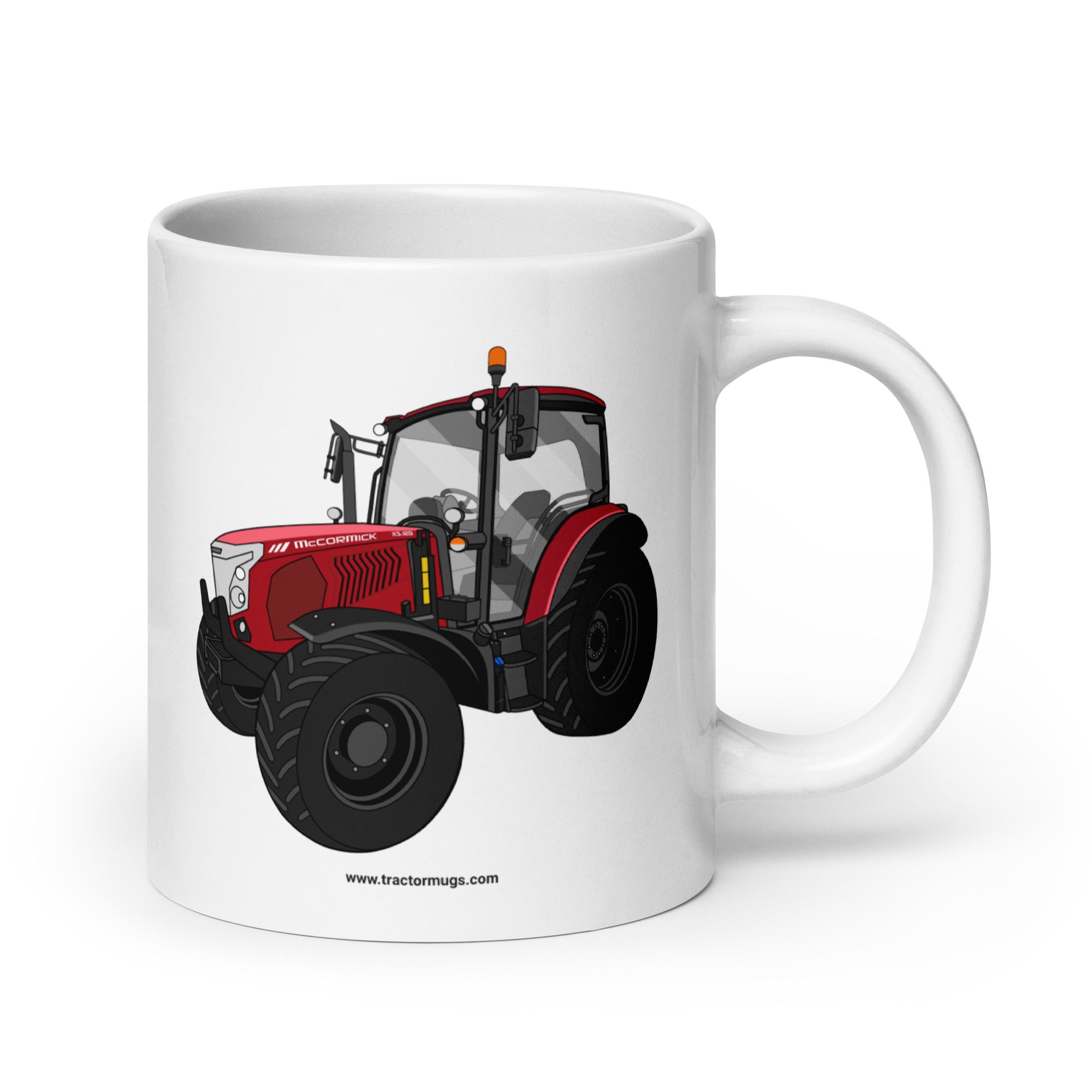 McCormick 20 oz McCormick X5 120 | White glossy mug Quality Farmers Merch