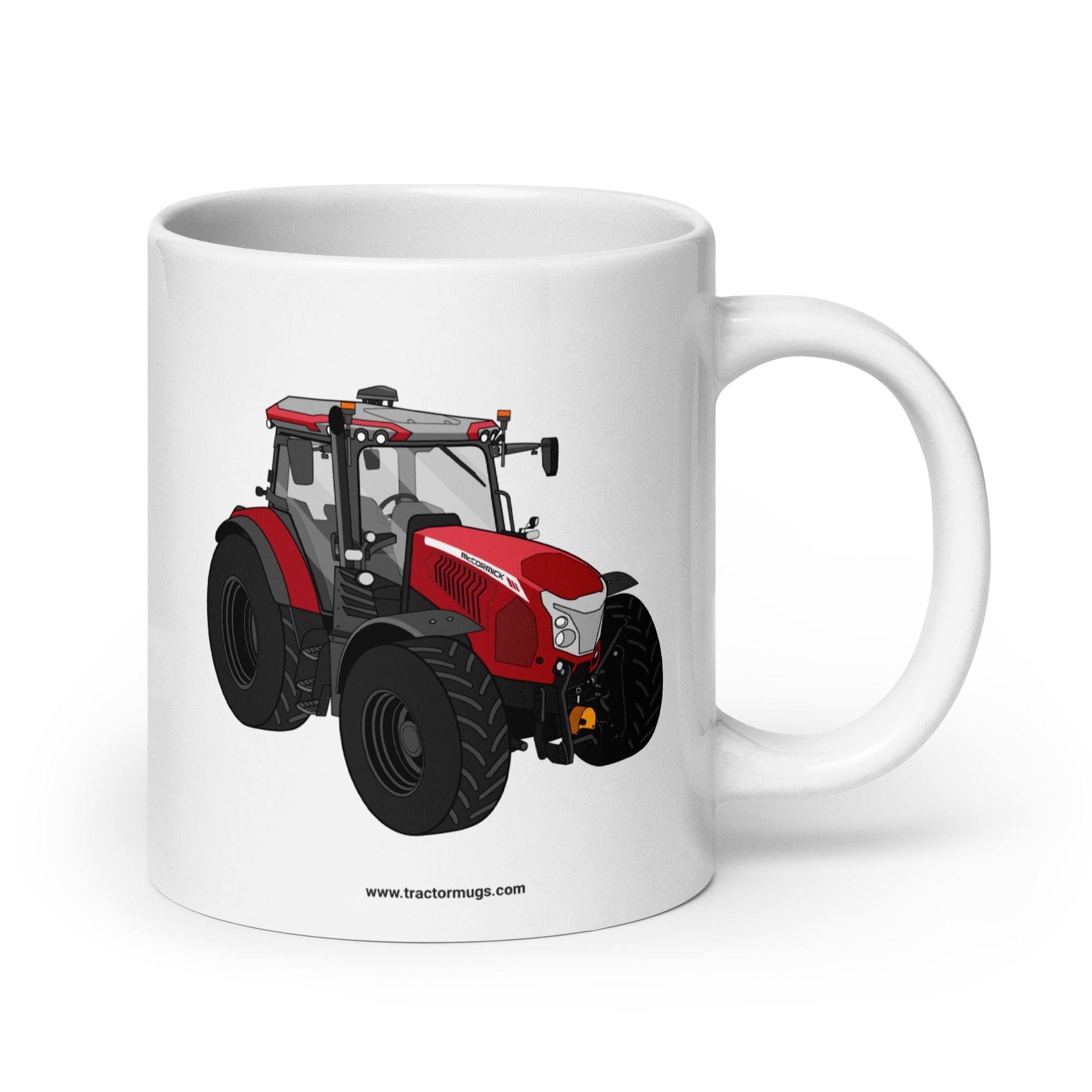 McCormick 20 oz McCormick X6 Vt Drive | White glossy mug Quality Farmers Merch