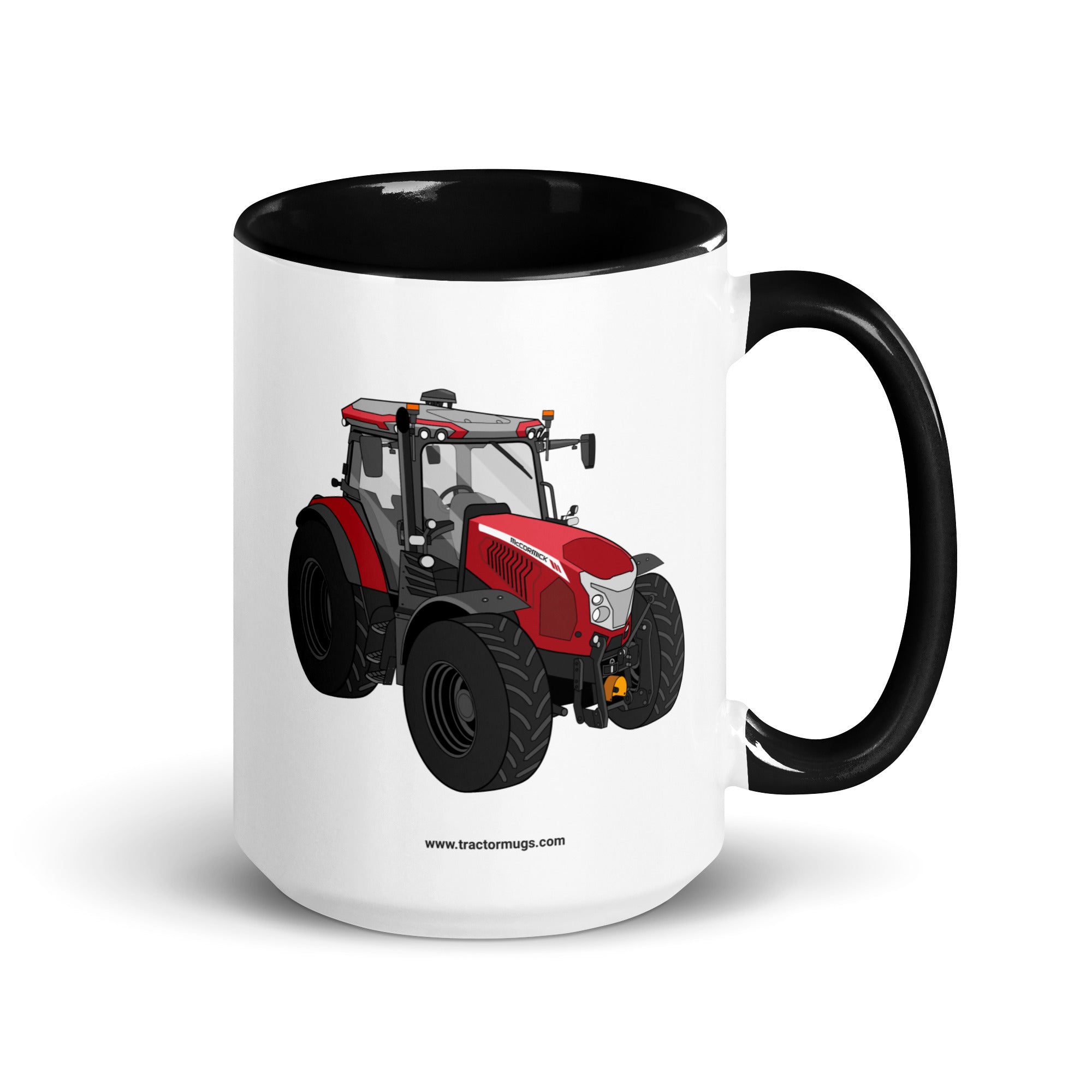 McCormick Black / 15 oz McCormick X6 Vt Drive | Mug with Color Inside Quality Farmers Merch