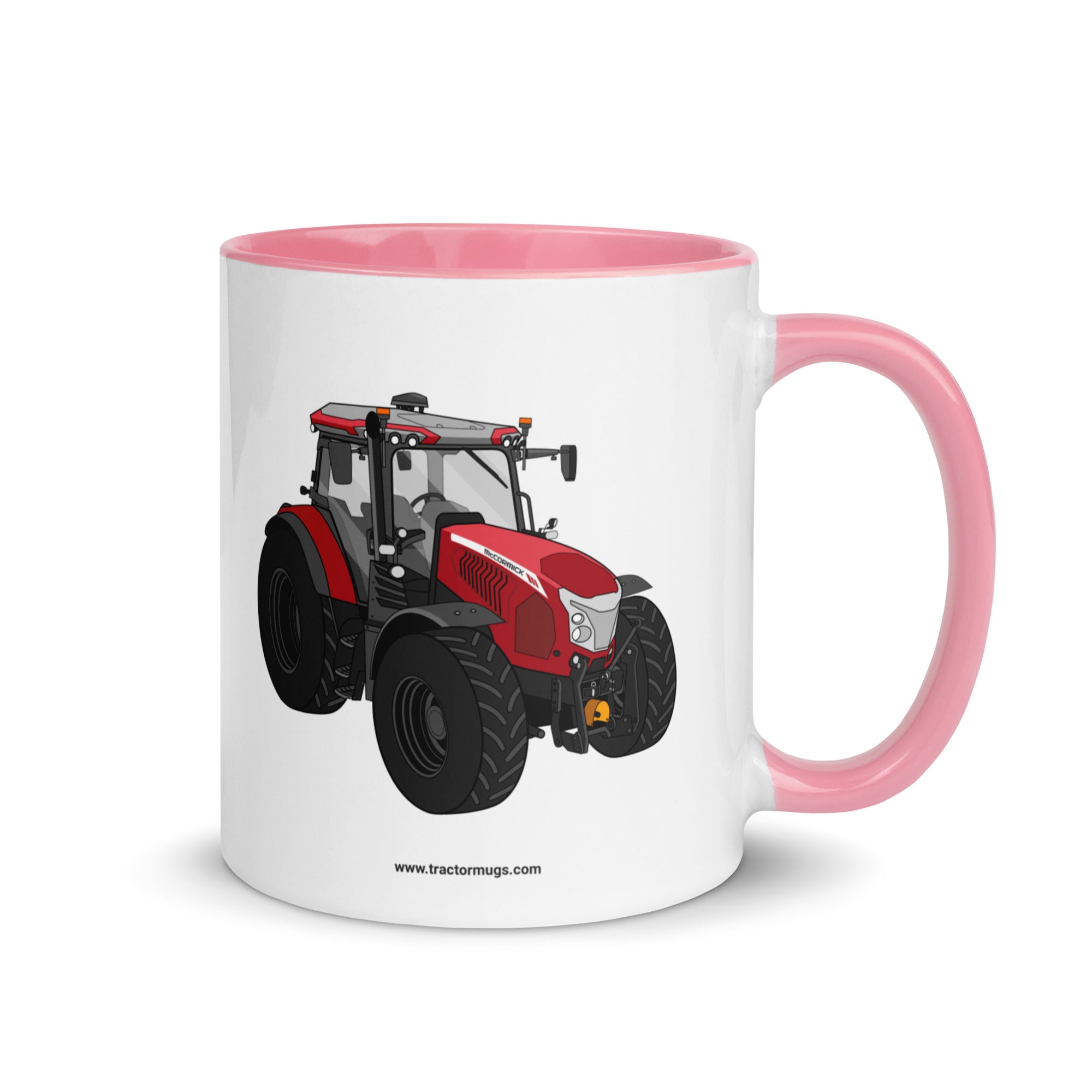 McCormick Pink / 11 oz McCormick X6 Vt Drive | Mug with Color Inside Quality Farmers Merch