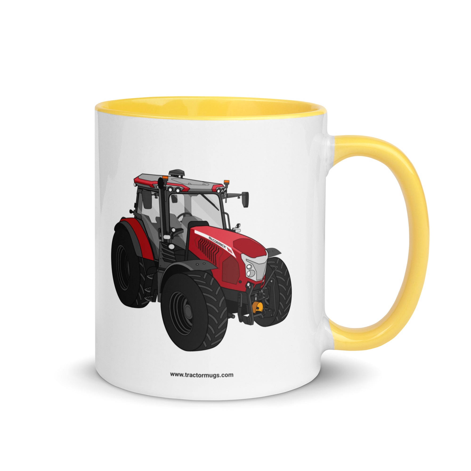McCormick Yellow / 11 oz McCormick X6 Vt Drive | Mug with Color Inside Quality Farmers Merch