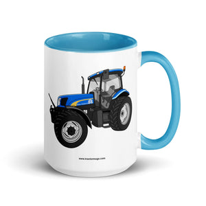 New Holland Blue / 15 oz New Holland TS 135a | Mug with Color Inside Quality Farmers Merch