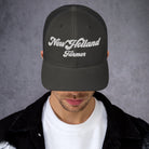 New Holland Charcoal New Holland Retro | 70's Trucker Cap Quality Farmers Merch