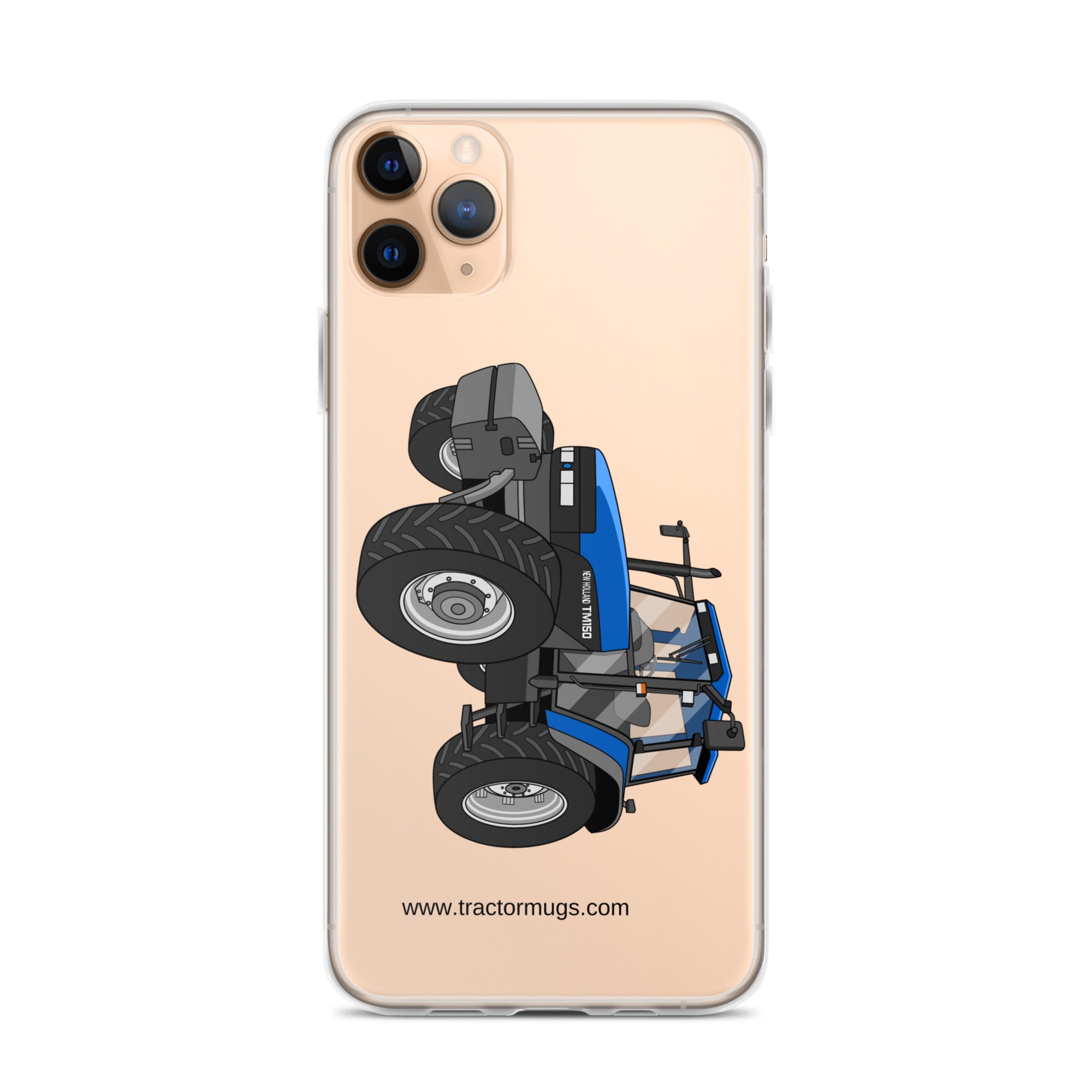 New Holland Clear Case for iPhone® iPhone 11 Pro Max New Holland TM 150 Super Steer | Clear Case for iPhone® Quality Farmers Merch