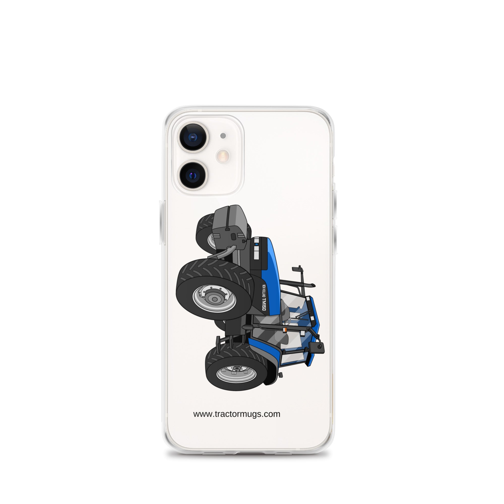 New Holland Clear Case for iPhone® iPhone 12 mini New Holland TM 150 Super Steer | Clear Case for iPhone® Quality Farmers Merch
