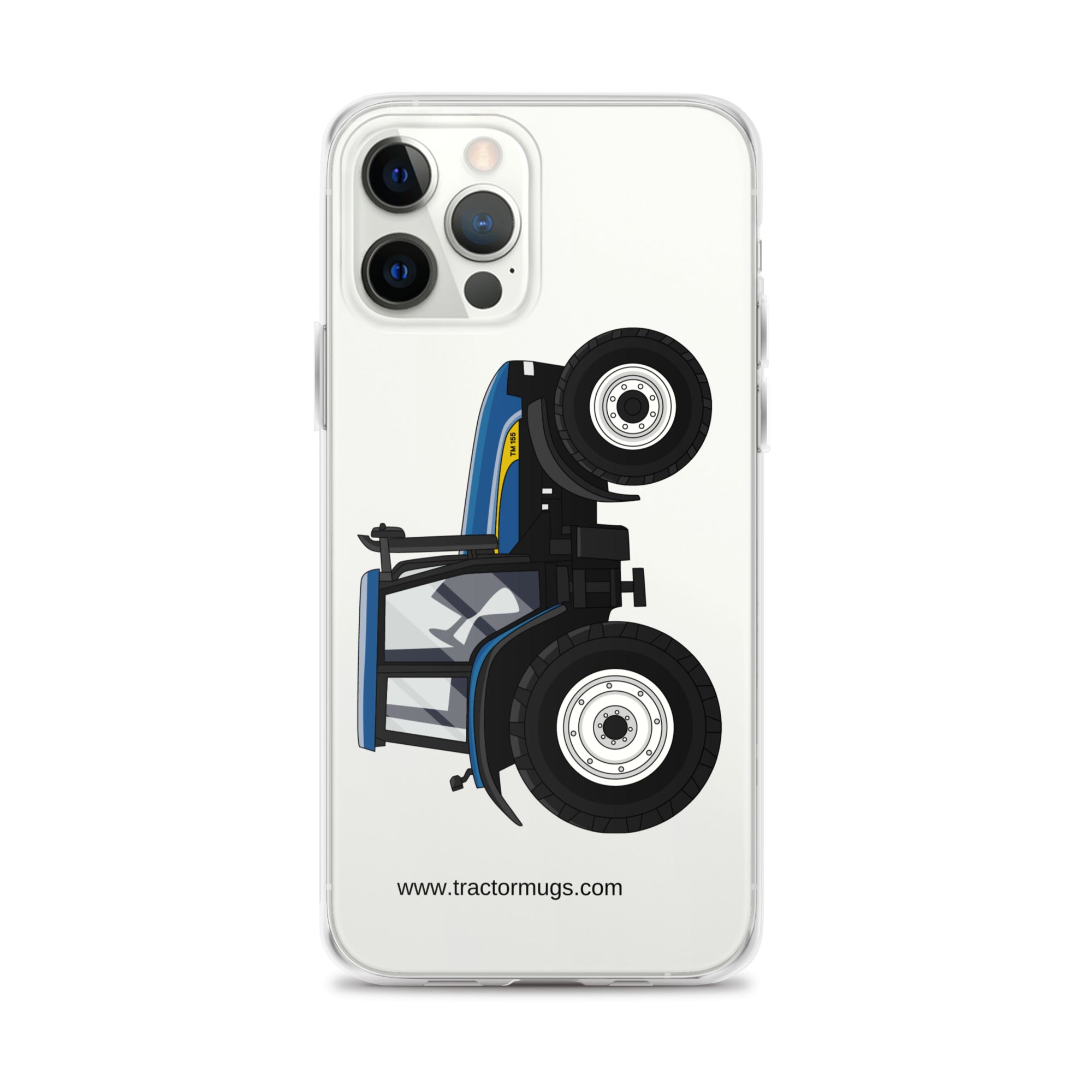 New Holland Clear Case for iPhone® iPhone 12 Pro Max New Holland TM 155 | Clear Case for iPhone® Quality Farmers Merch