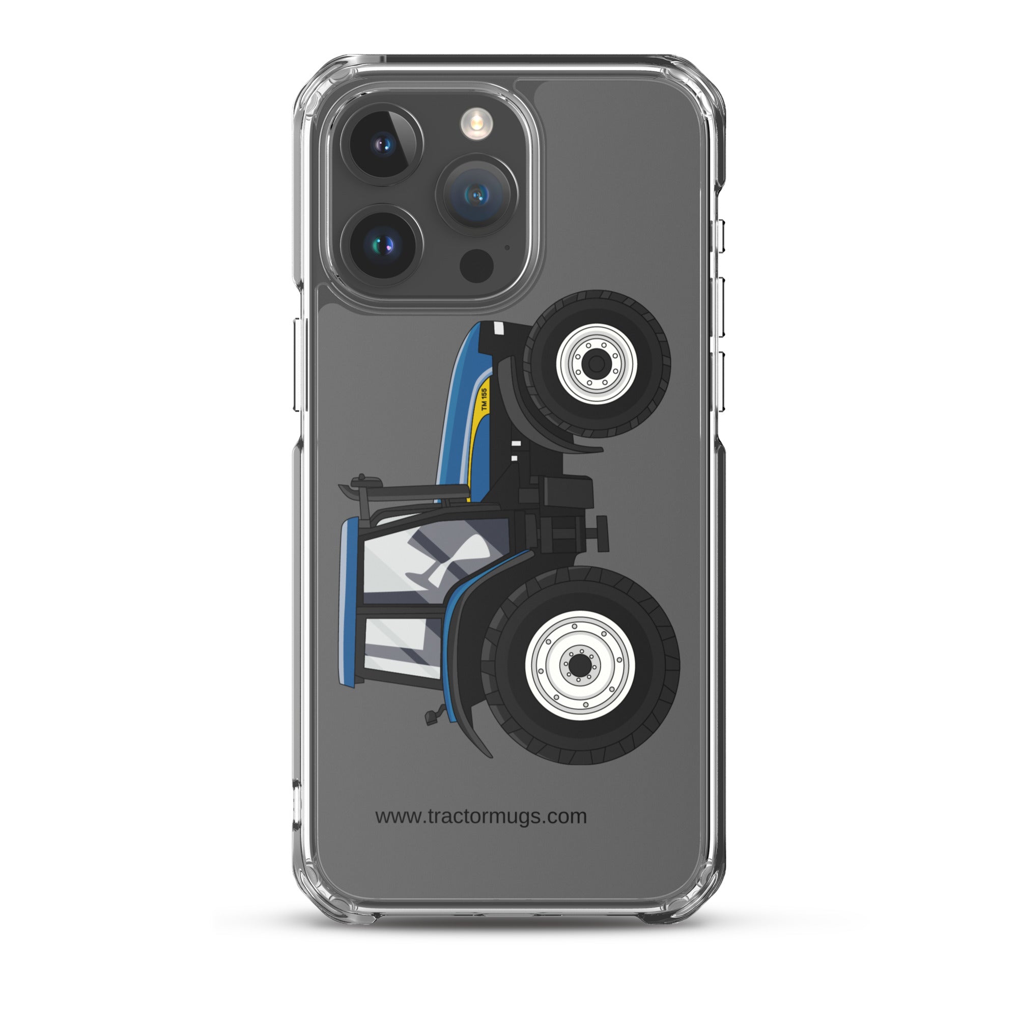 New Holland Clear Case for iPhone® iPhone 15 Pro Max New Holland TM 155 | Clear Case for iPhone® Quality Farmers Merch