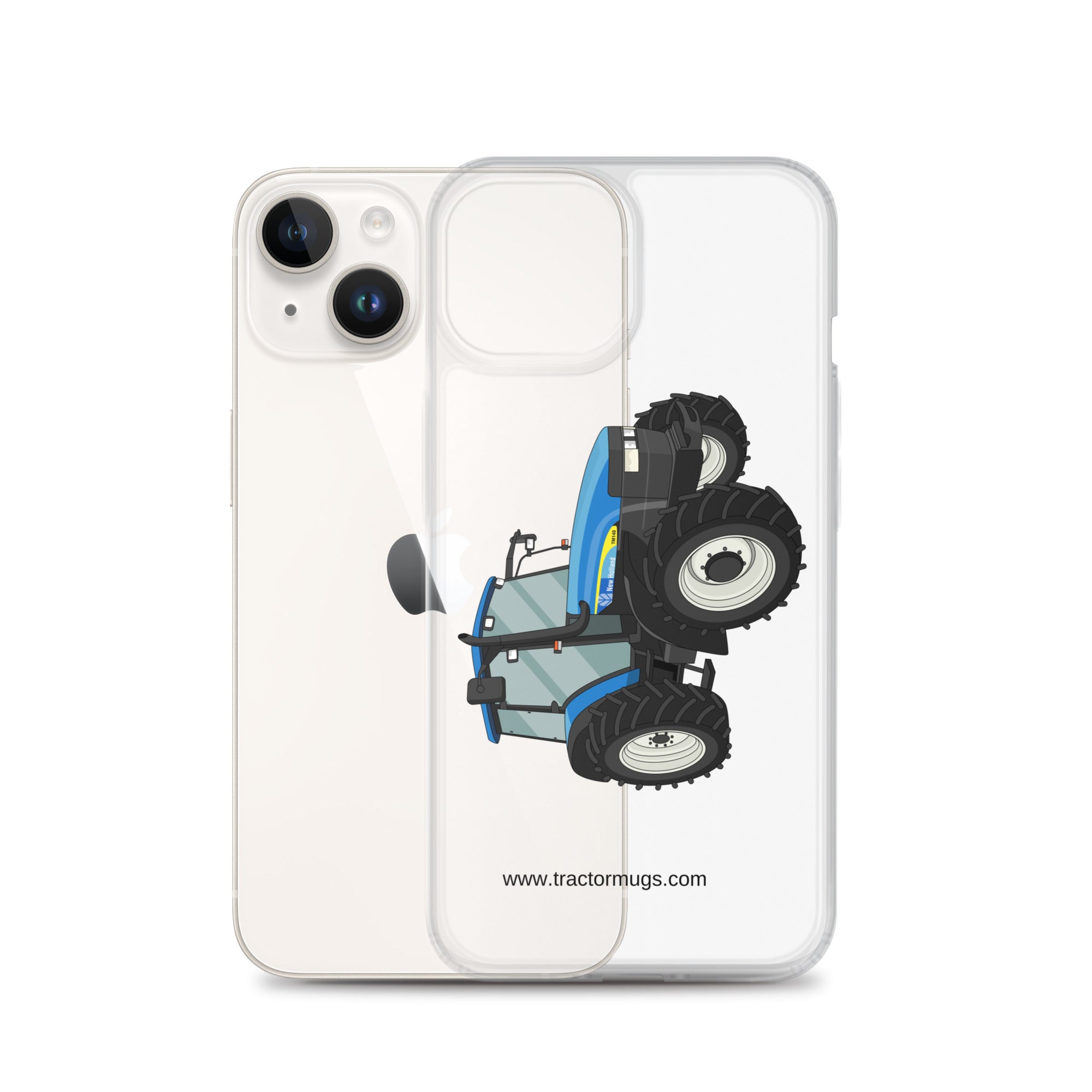 New Holland Clear Case for iPhone® New Holland TM 140 | Clear Case for iPhone® Quality Farmers Merch
