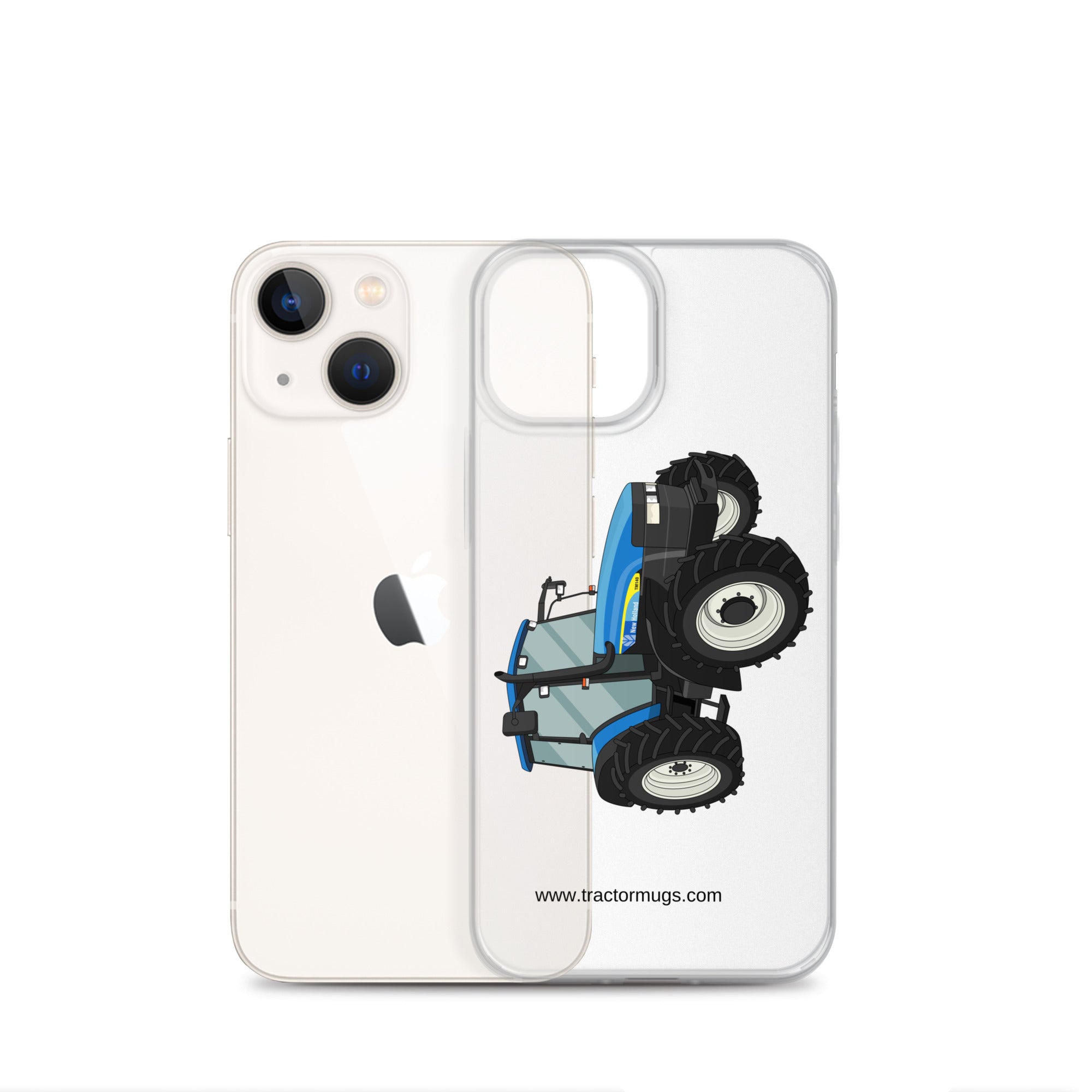 New Holland Clear Case for iPhone® New Holland TM 140 | Clear Case for iPhone® Quality Farmers Merch