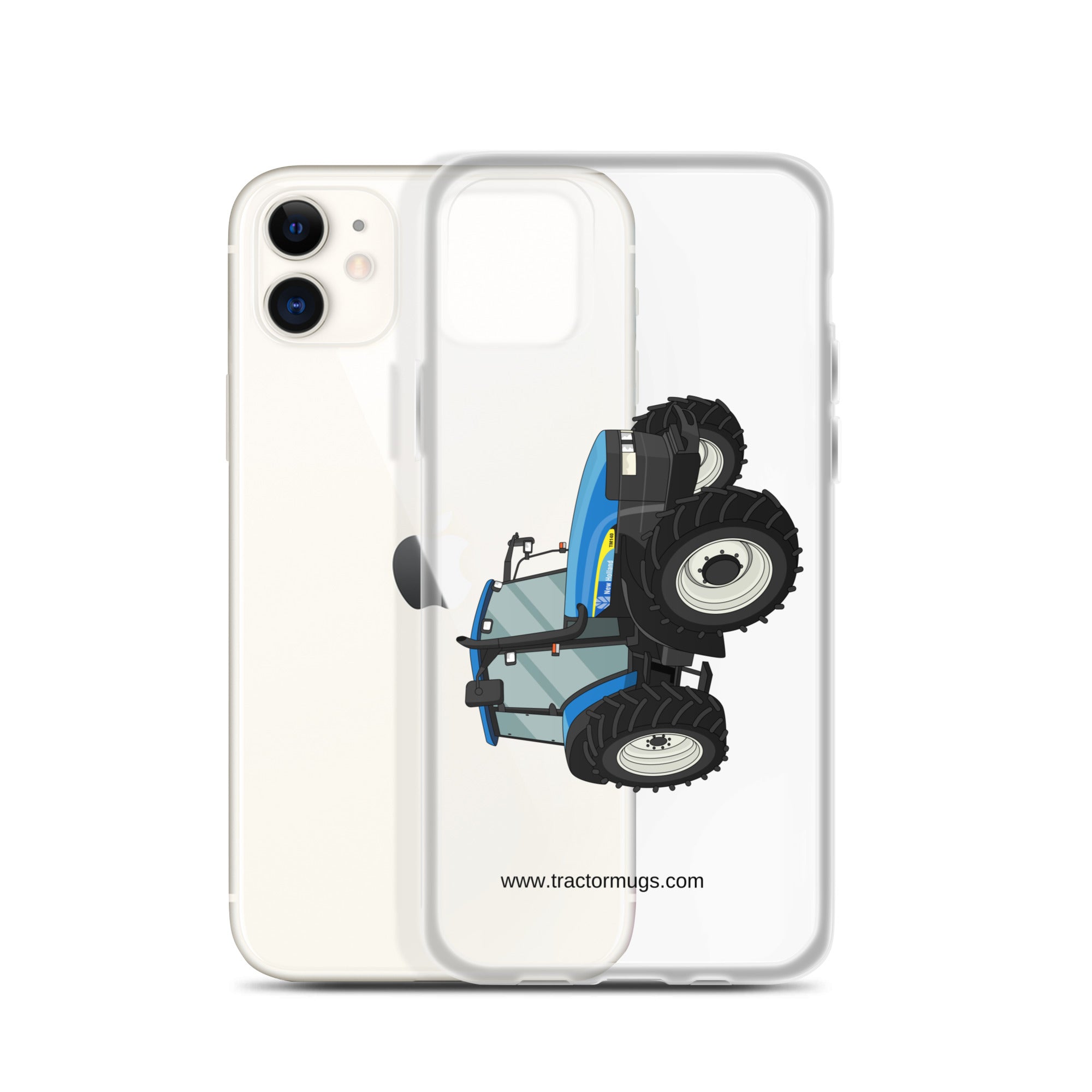 New Holland Clear Case for iPhone® New Holland TM 140 | Clear Case for iPhone® Quality Farmers Merch