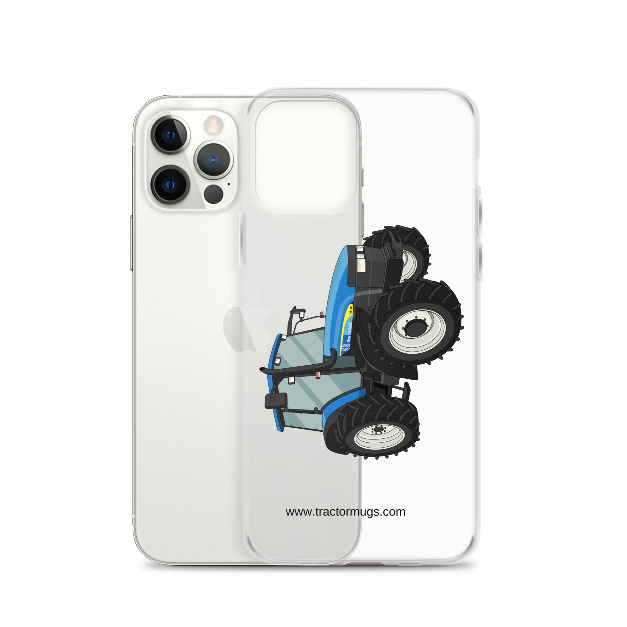 New Holland Clear Case for iPhone® New Holland TM 140 | Clear Case for iPhone® Quality Farmers Merch