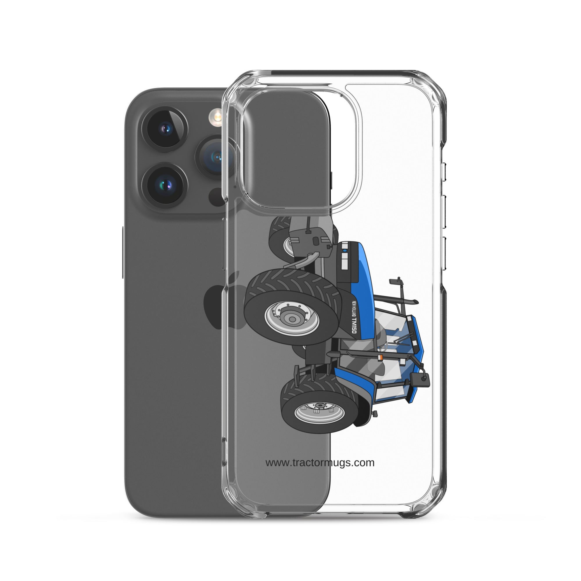 New Holland Clear Case for iPhone® New Holland TM 150 Super Steer | Clear Case for iPhone® Quality Farmers Merch