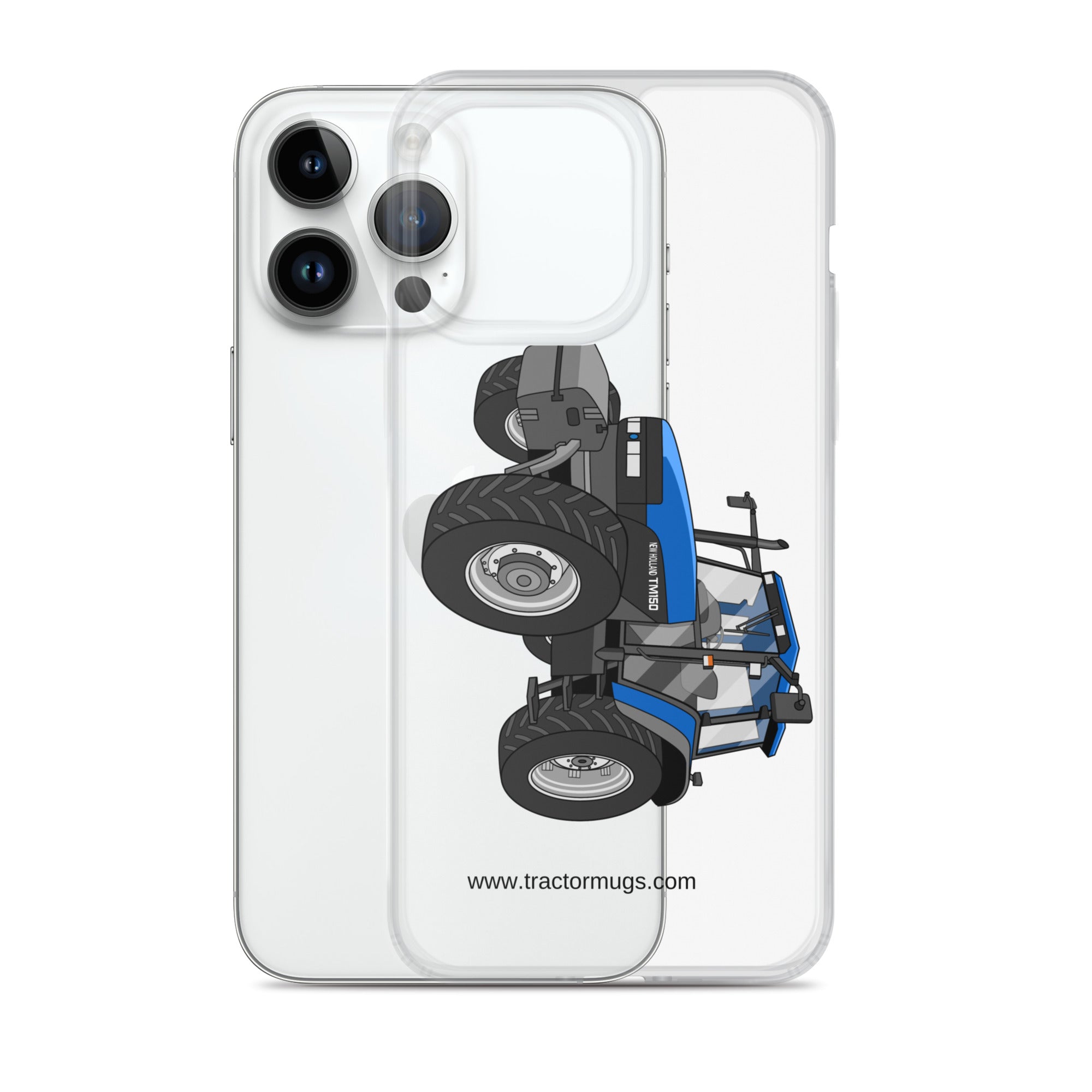 New Holland Clear Case for iPhone® New Holland TM 150 Super Steer | Clear Case for iPhone® Quality Farmers Merch