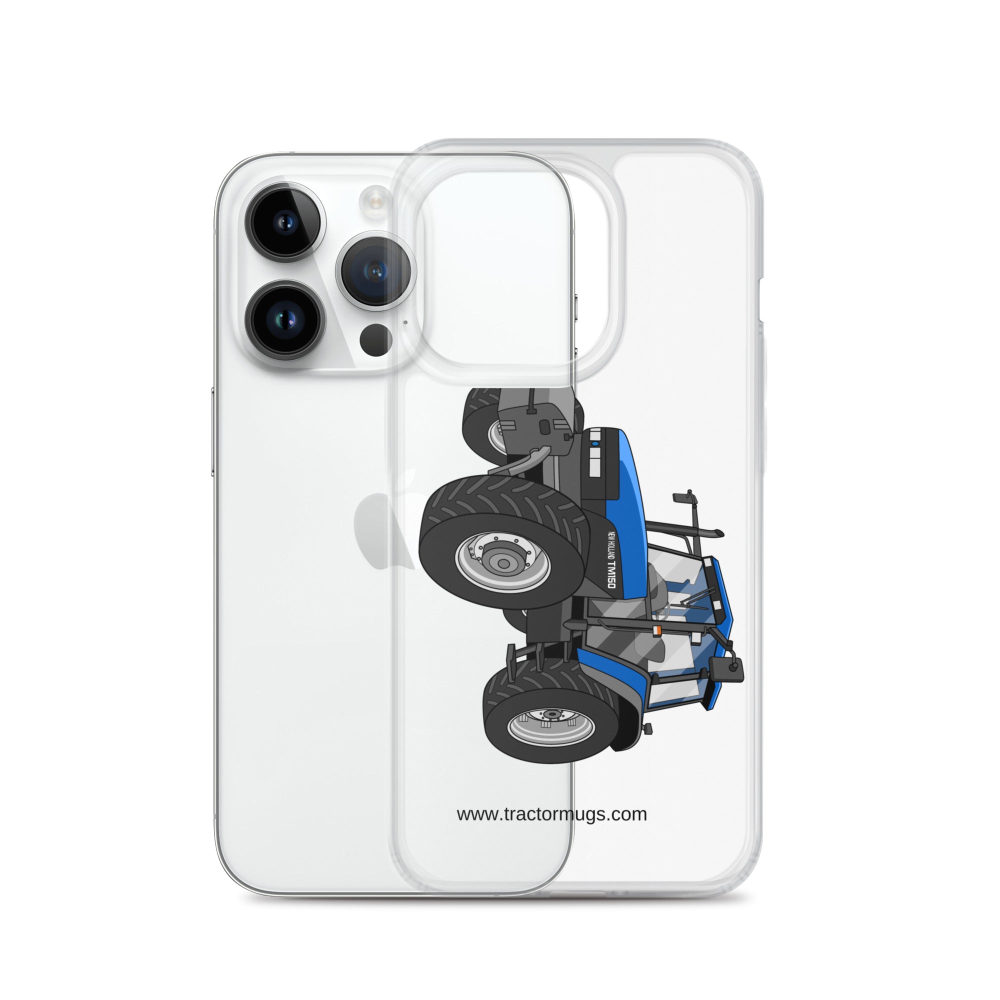 New Holland Clear Case for iPhone® New Holland TM 150 Super Steer | Clear Case for iPhone® Quality Farmers Merch