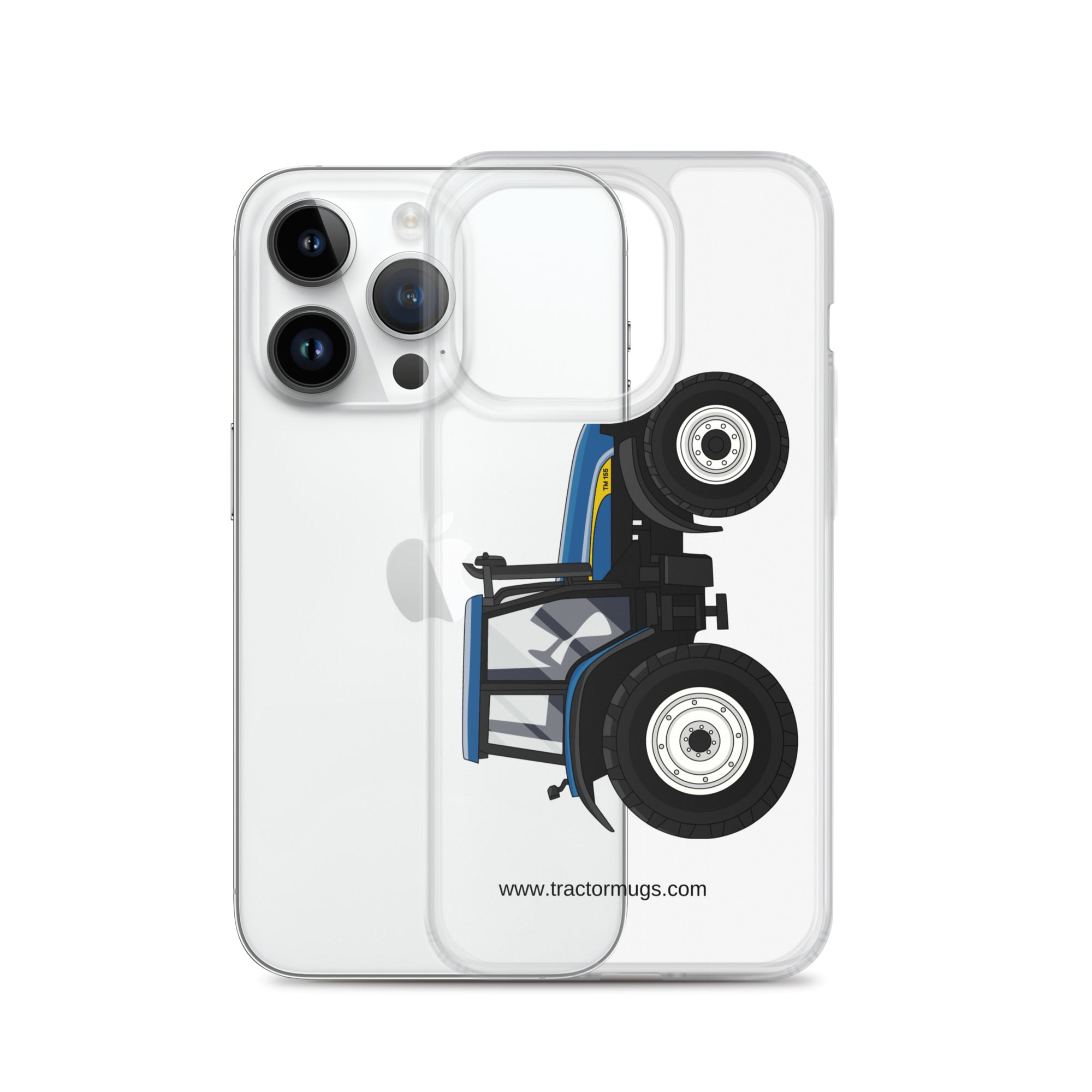 New Holland Clear Case for iPhone® New Holland TM 155 | Clear Case for iPhone® Quality Farmers Merch