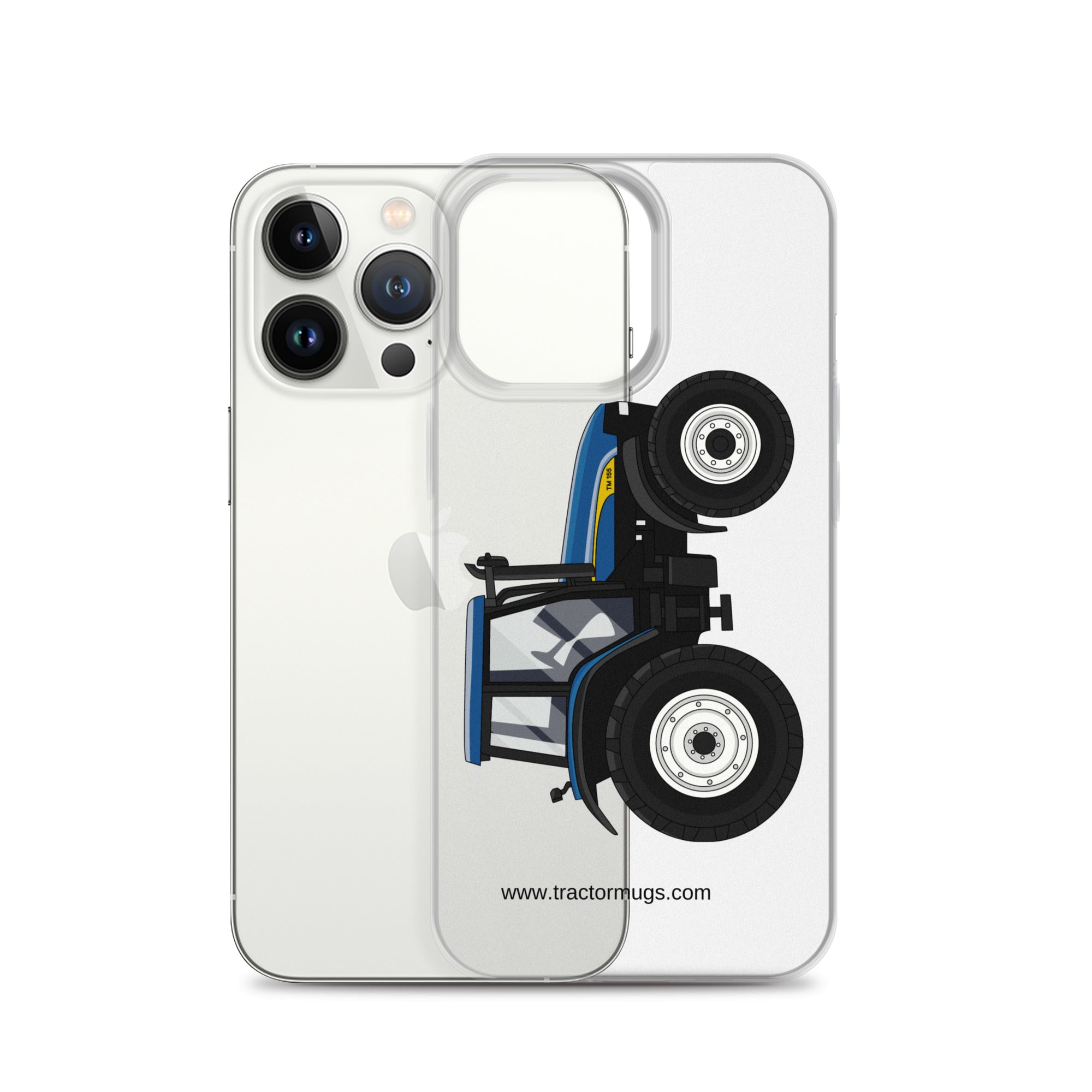 New Holland Clear Case for iPhone® New Holland TM 155 | Clear Case for iPhone® Quality Farmers Merch