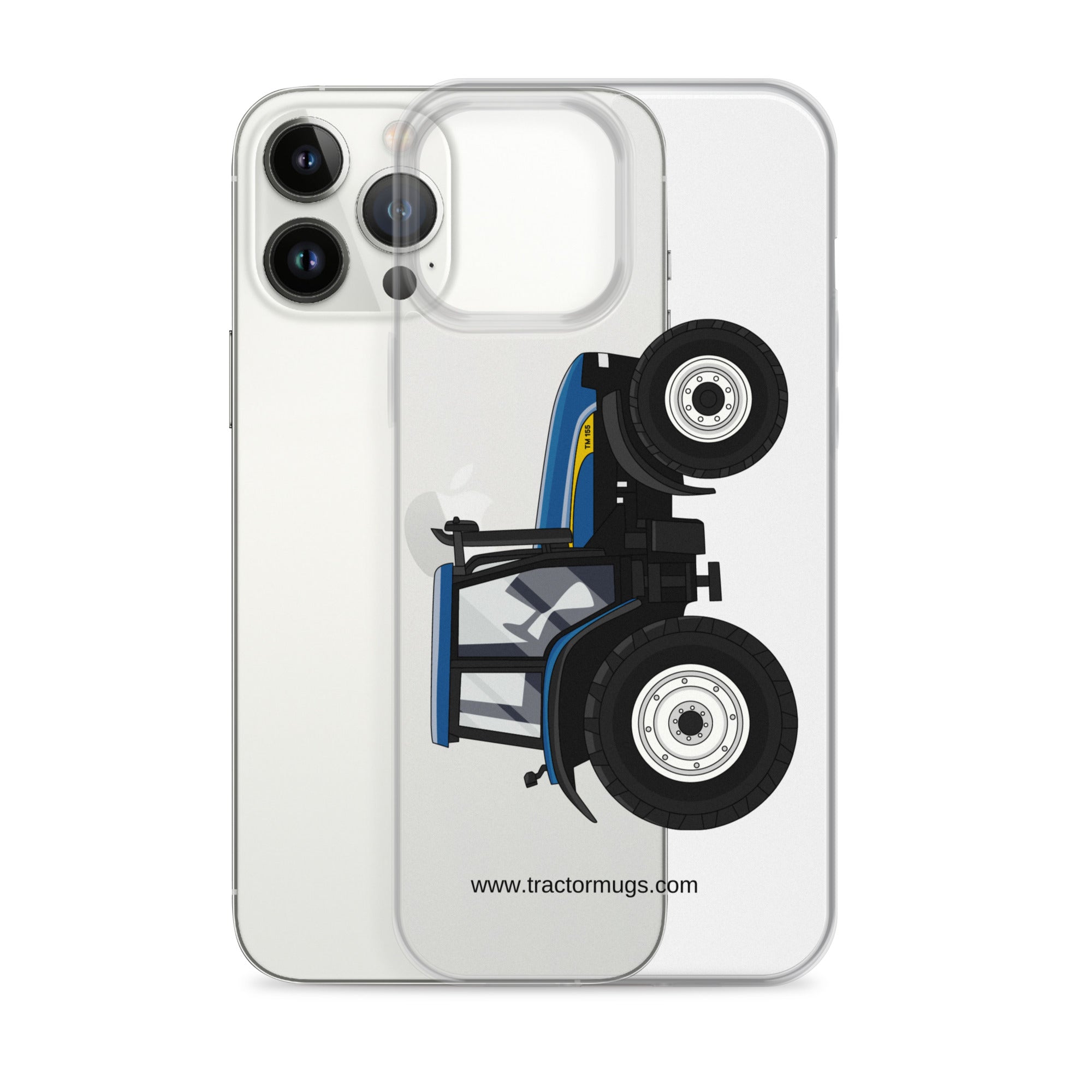 New Holland Clear Case for iPhone® New Holland TM 155 | Clear Case for iPhone® Quality Farmers Merch