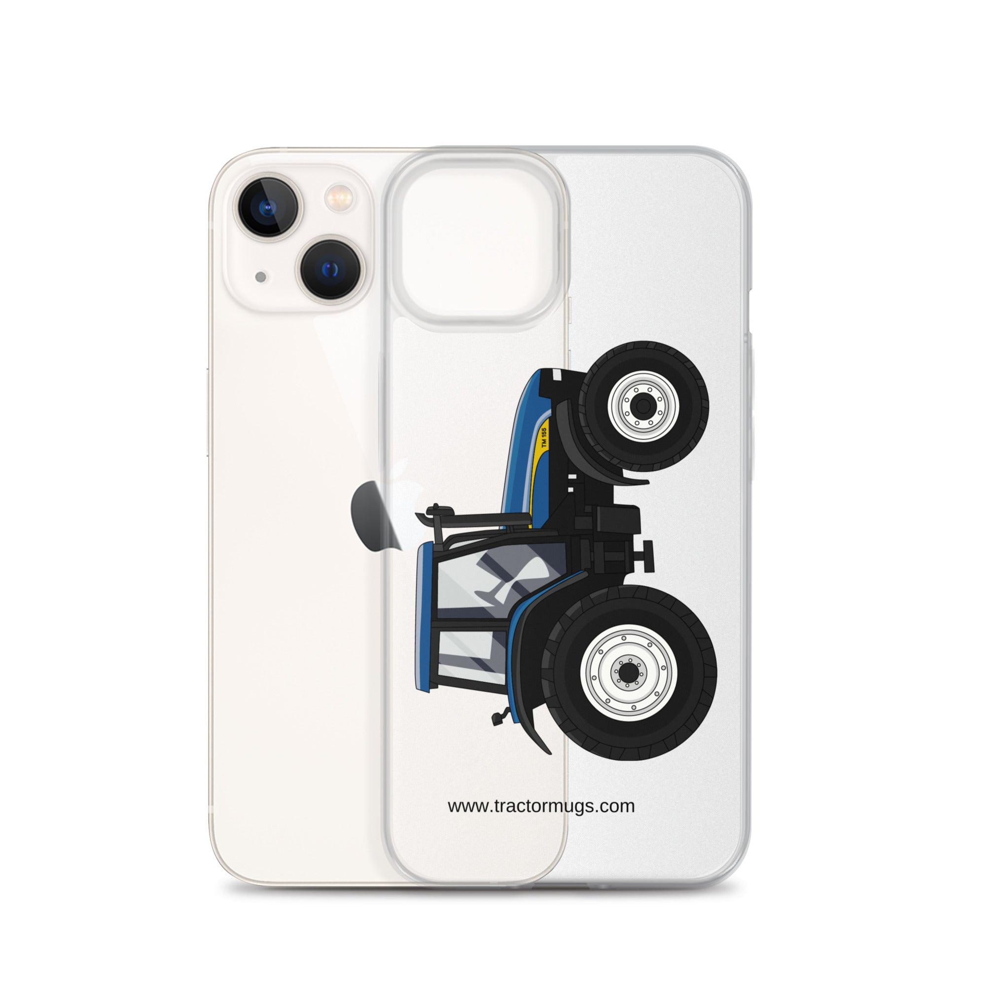 New Holland Clear Case for iPhone® New Holland TM 155 | Clear Case for iPhone® Quality Farmers Merch
