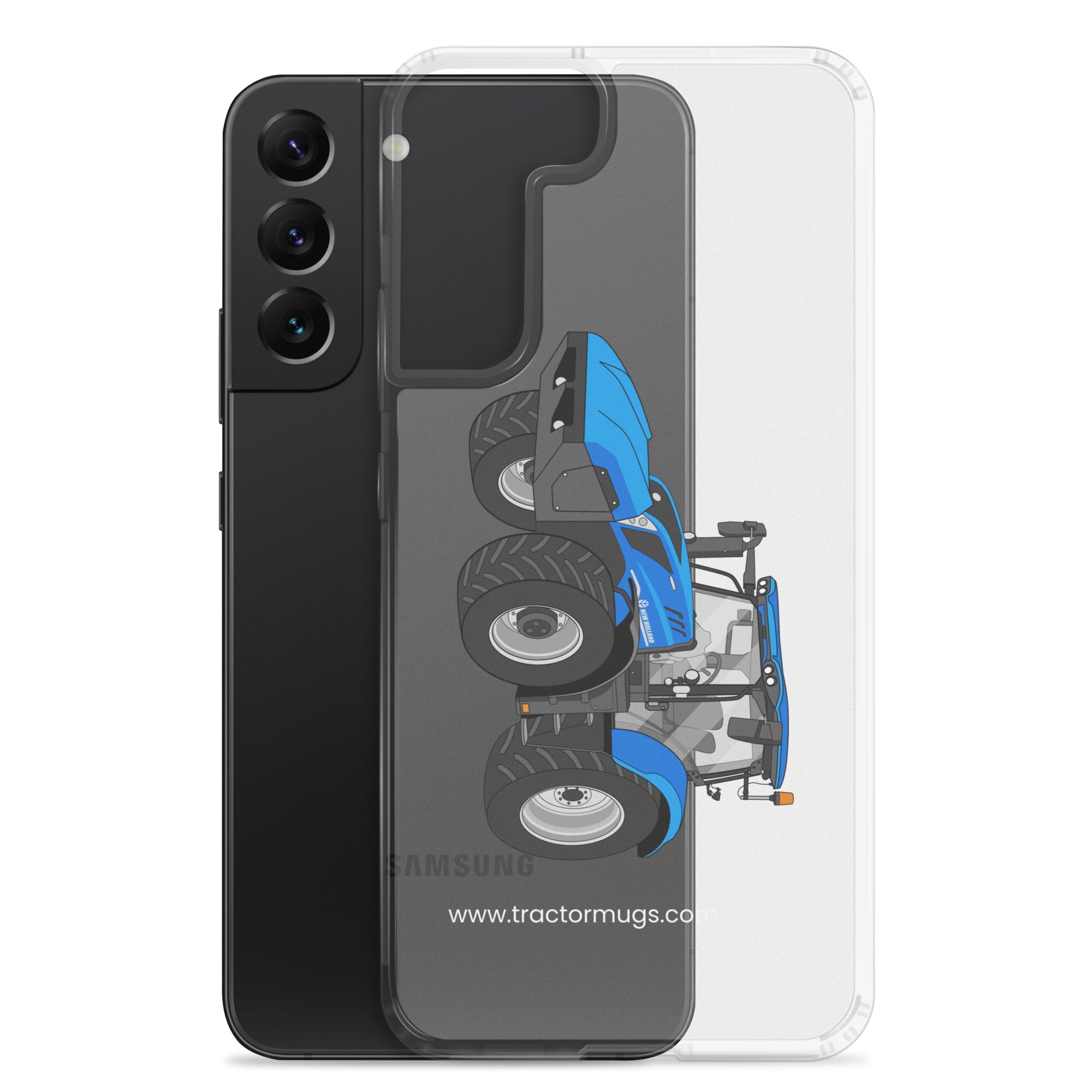 New Holland Clear Case for Samsung® New Holland T6 180 Methane | Clear Case for Samsung® Quality Farmers Merch