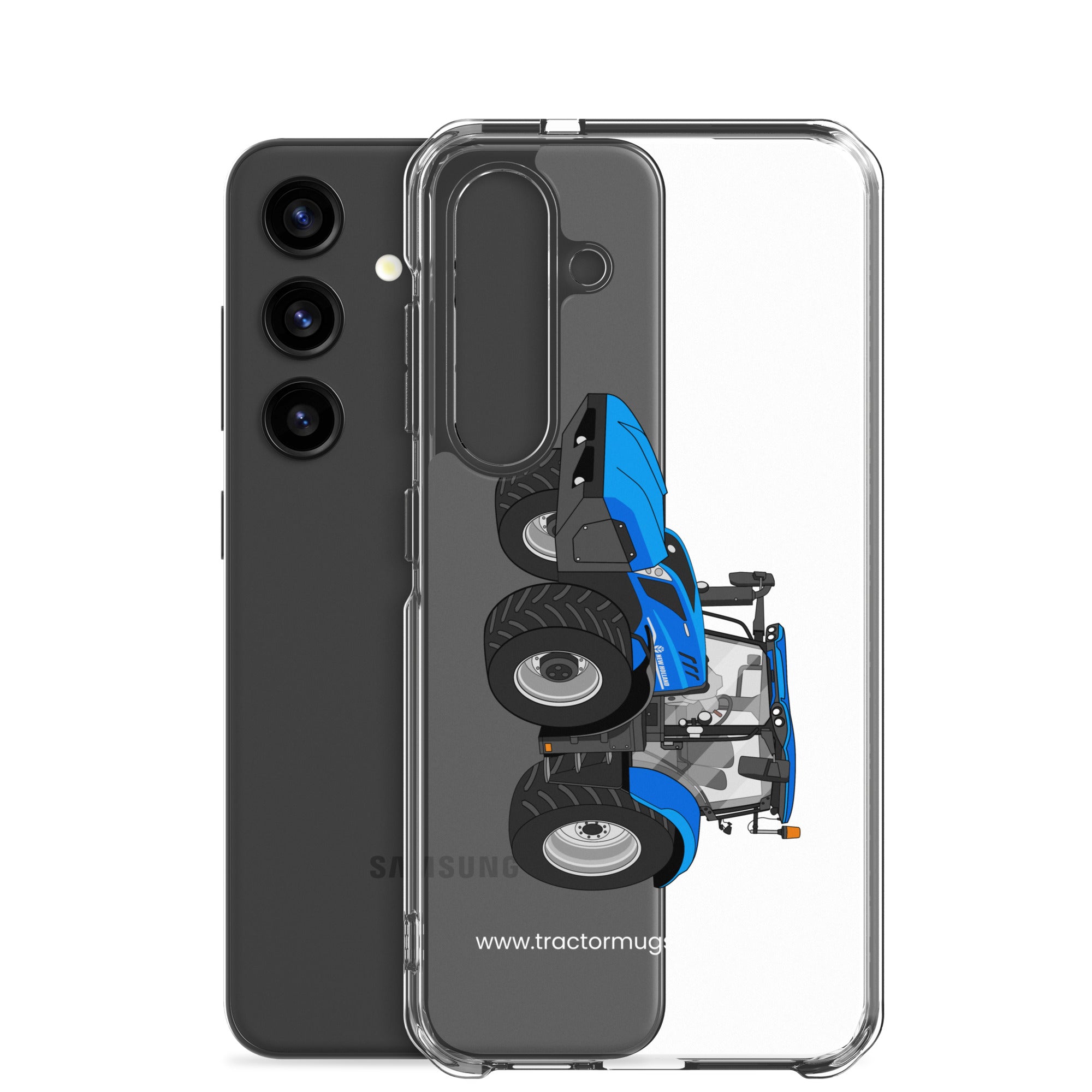 New Holland Clear Case for Samsung® New Holland T6 180 Methane | Clear Case for Samsung® Quality Farmers Merch