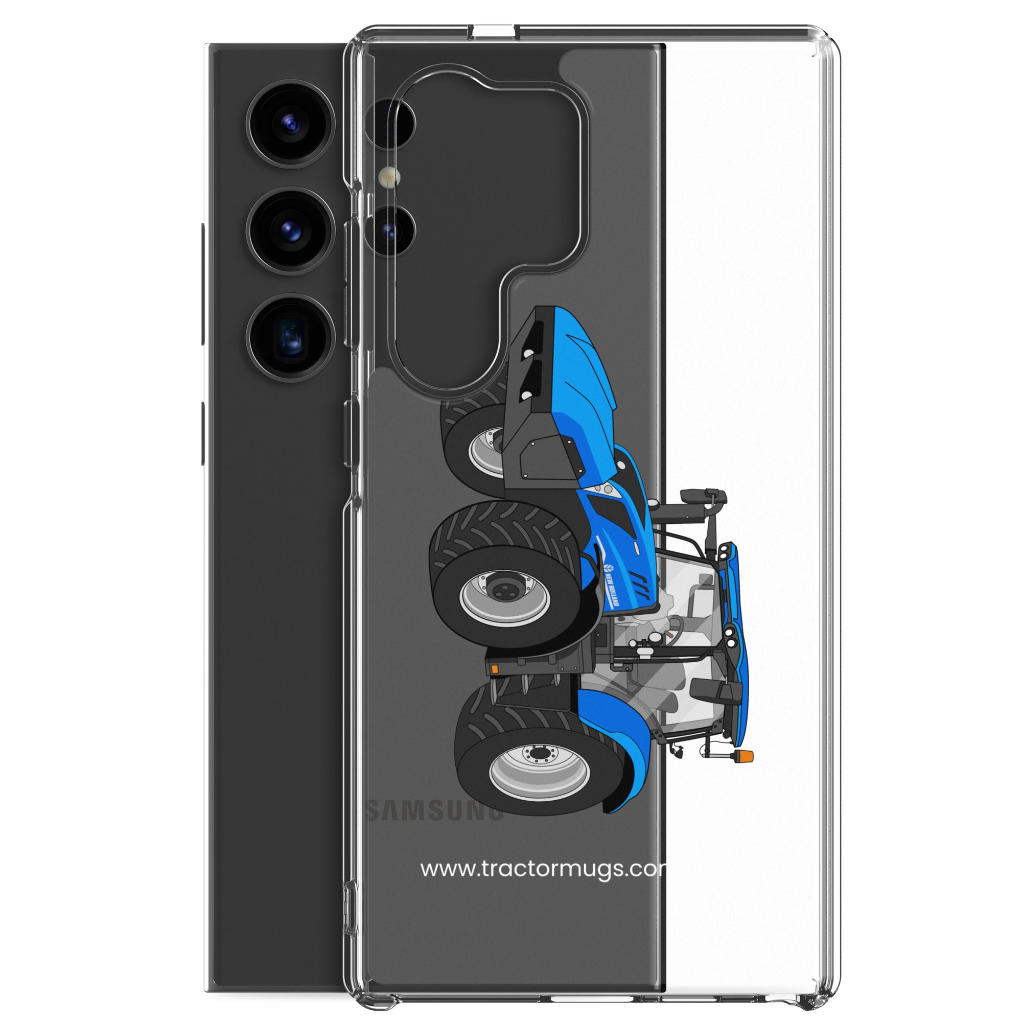 New Holland Clear Case for Samsung® New Holland T6 180 Methane | Clear Case for Samsung® Quality Farmers Merch