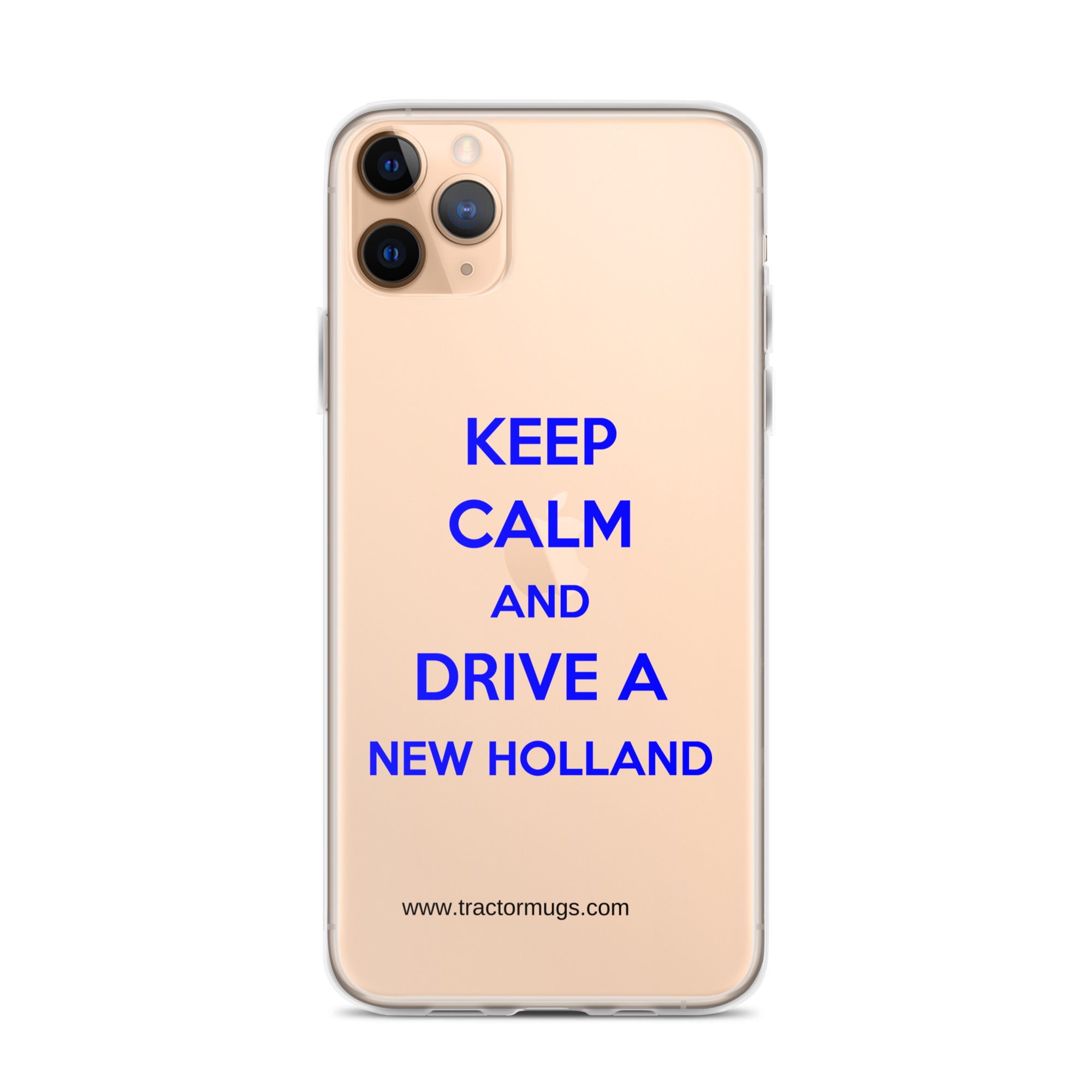 New Holland iPhone 11 Pro Max Keep Calm New Holland | Clear Case for iPhone® Quality Farmers Merch