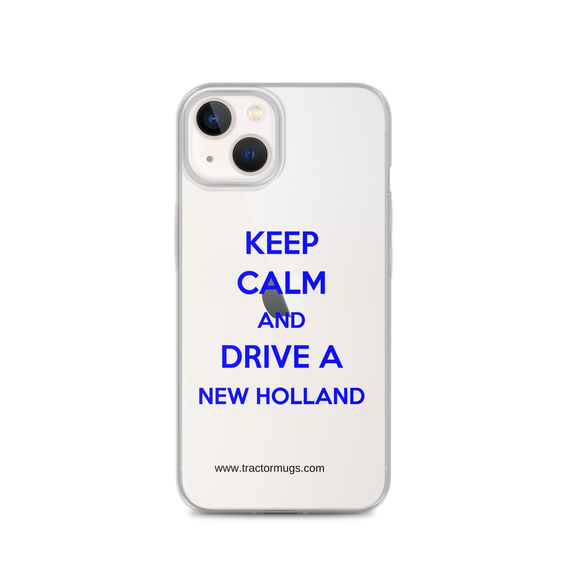New Holland iPhone 13 Keep Calm New Holland | Clear Case for iPhone® Quality Farmers Merch
