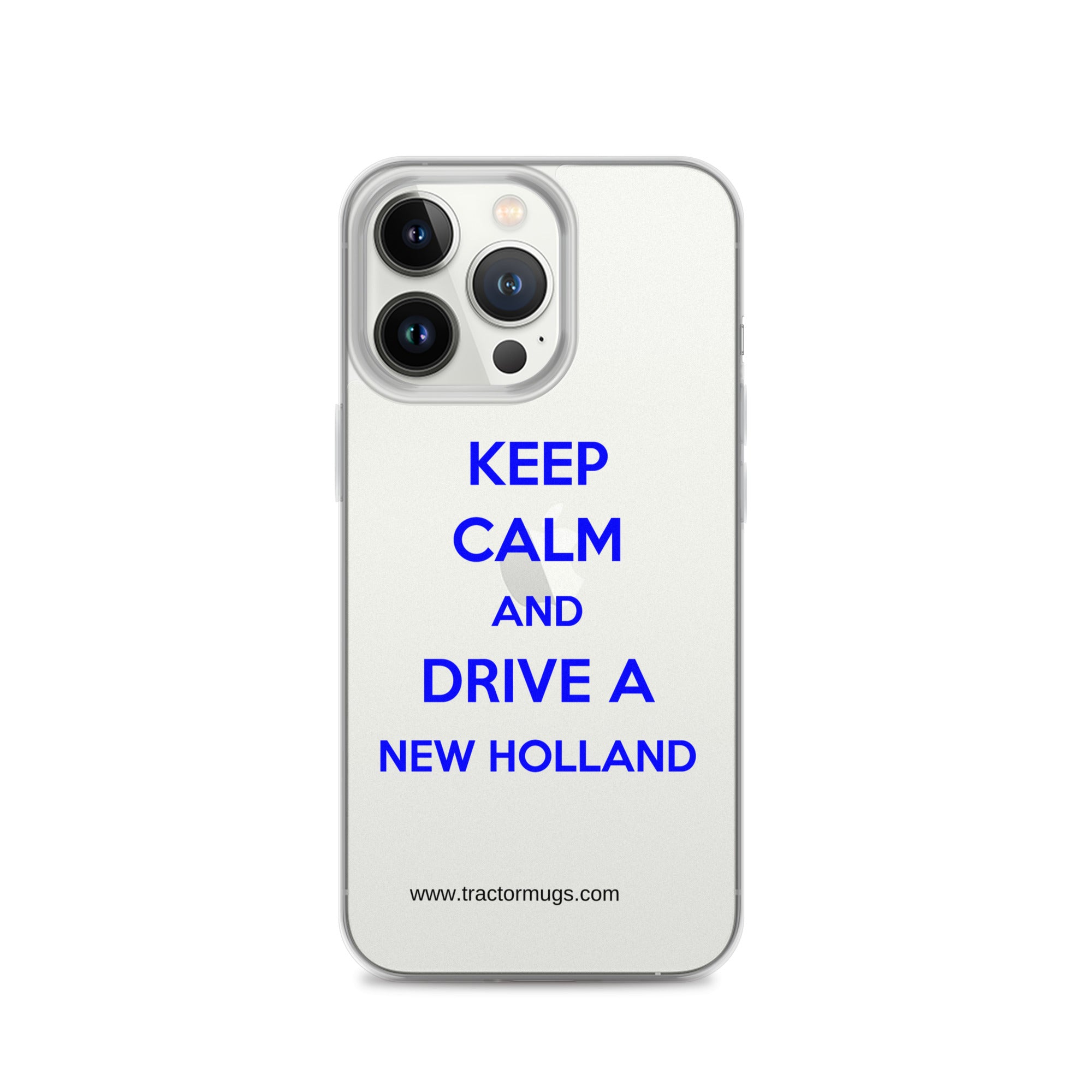 New Holland iPhone 13 Pro Keep Calm New Holland | Clear Case for iPhone® Quality Farmers Merch
