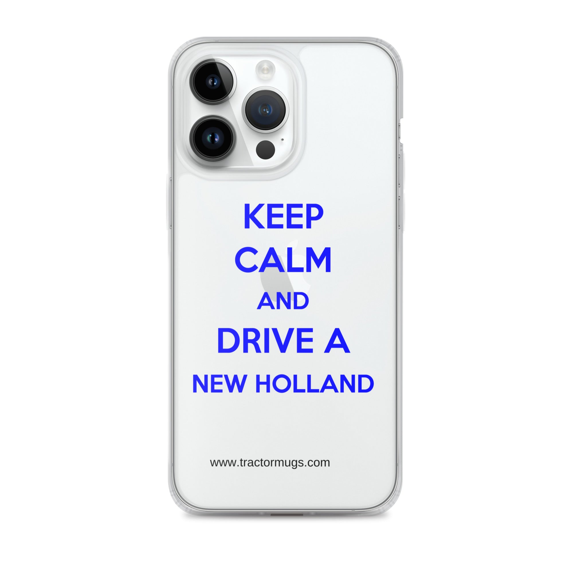 New Holland iPhone 14 Pro Max Keep Calm New Holland | Clear Case for iPhone® Quality Farmers Merch