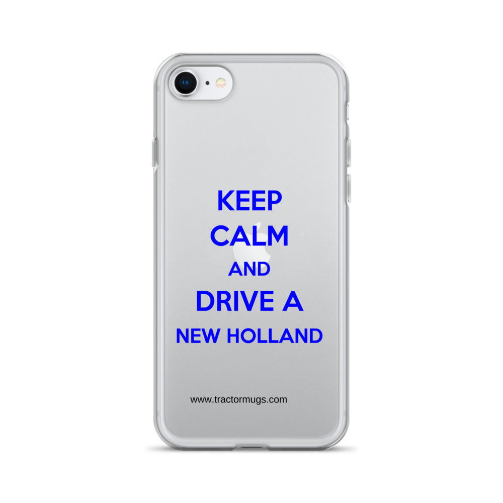 New Holland iPhone SE Keep Calm New Holland | Clear Case for iPhone® Quality Farmers Merch