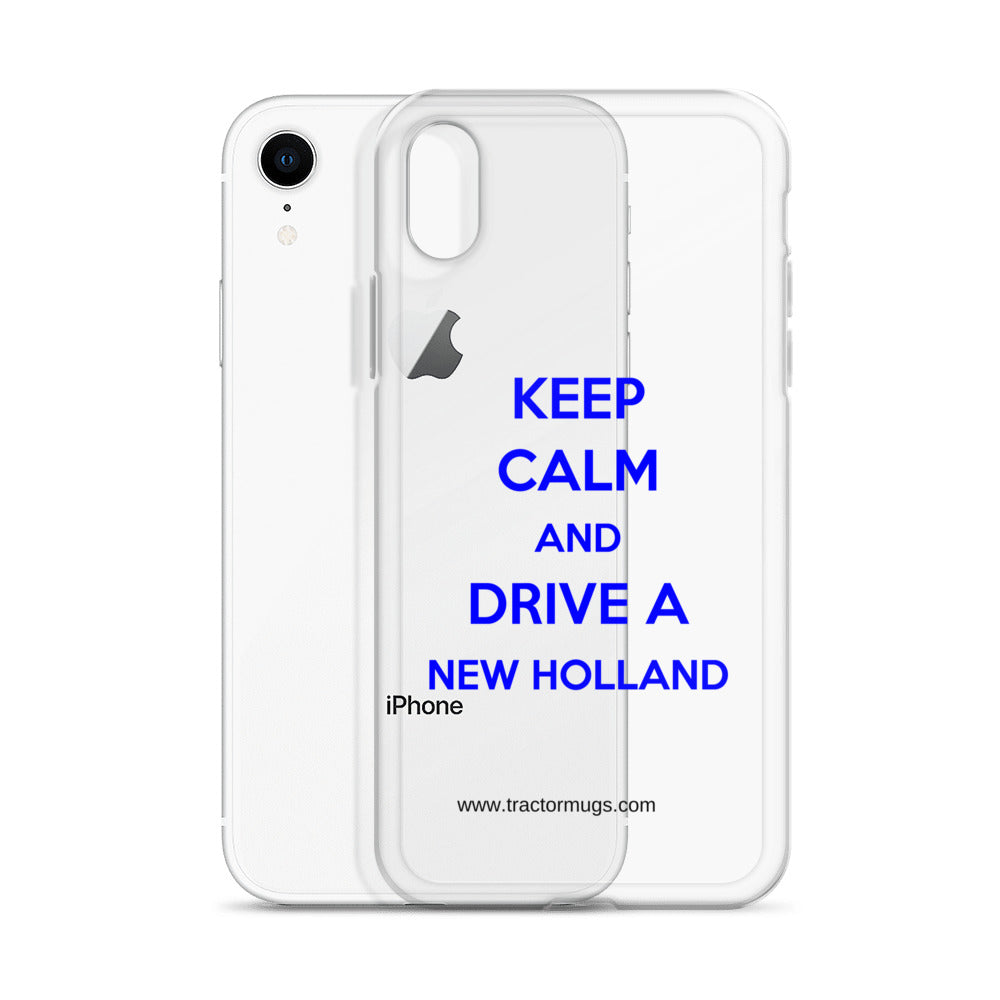 New Holland Keep Calm New Holland | Clear Case for iPhone® Quality Farmers Merch