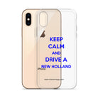 New Holland Keep Calm New Holland | Clear Case for iPhone® Quality Farmers Merch
