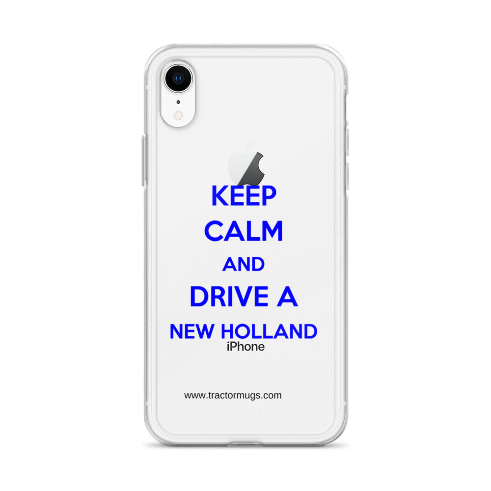 New Holland Keep Calm New Holland | Clear Case for iPhone® Quality Farmers Merch