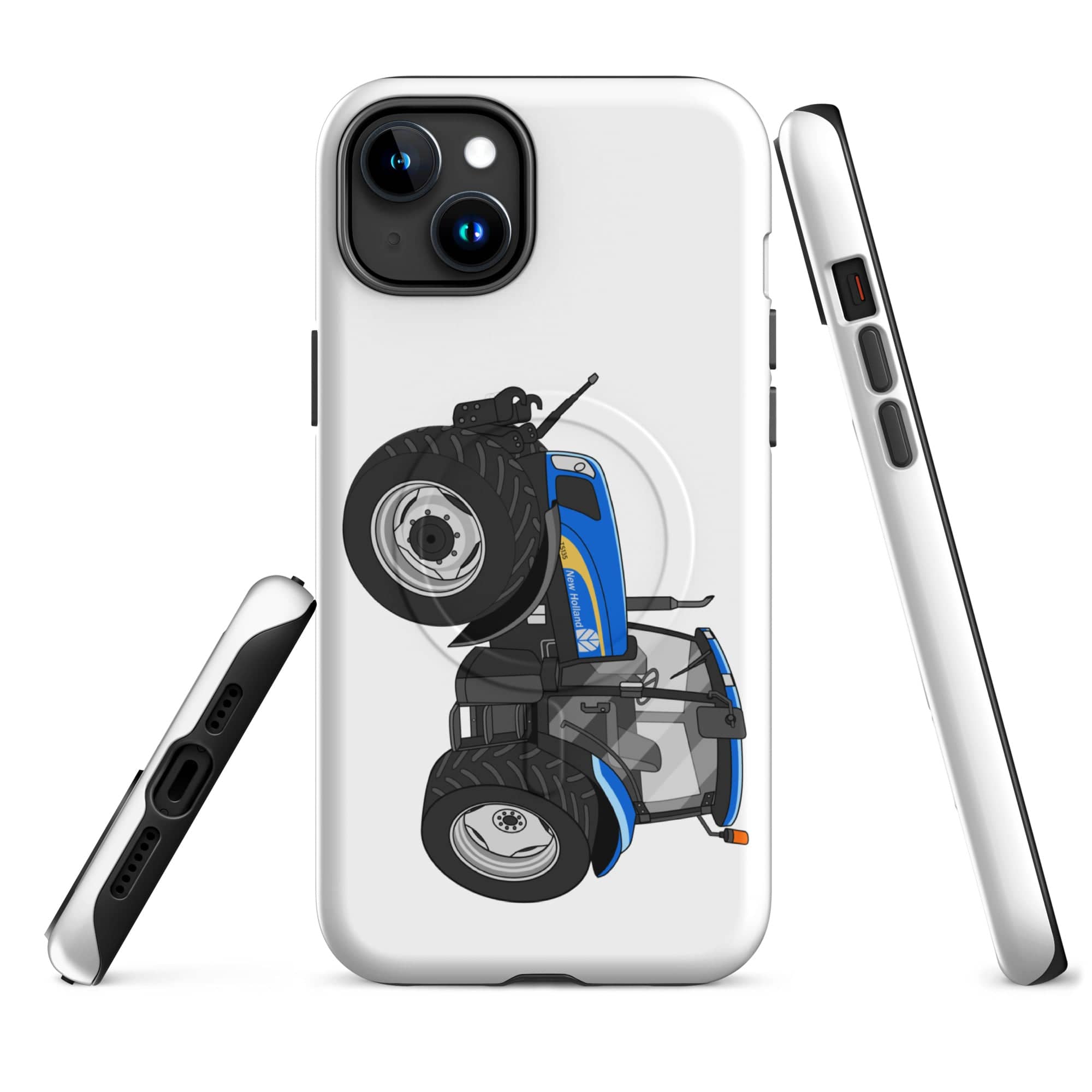 New Holland MagSafe® Tough Case for iPhone® iPhone 15 Plus New Holland TS 135a | MagSafe® tough case for iPhone® Quality Farmers Merch