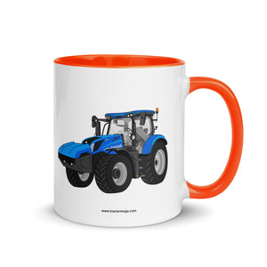 New Holland Orange / 11 oz New Holland T6 180 Methane | Mug with Color Inside Quality Farmers Merch