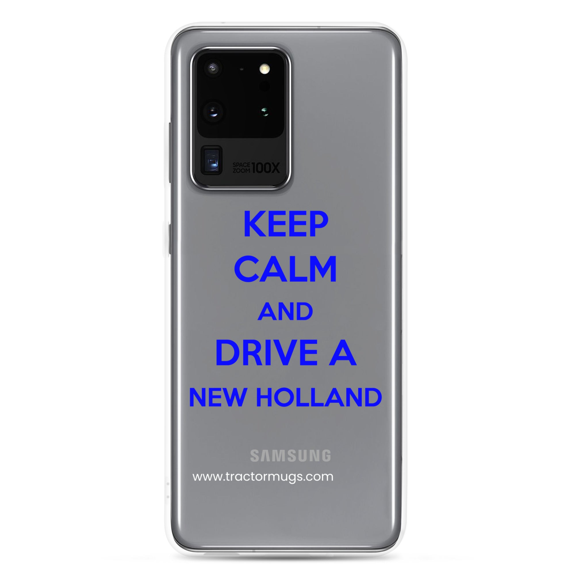 New Holland Samsung Galaxy S20 Ultra Keep Calm New Holland | Clear Case for Samsung® Quality Farmers Merch